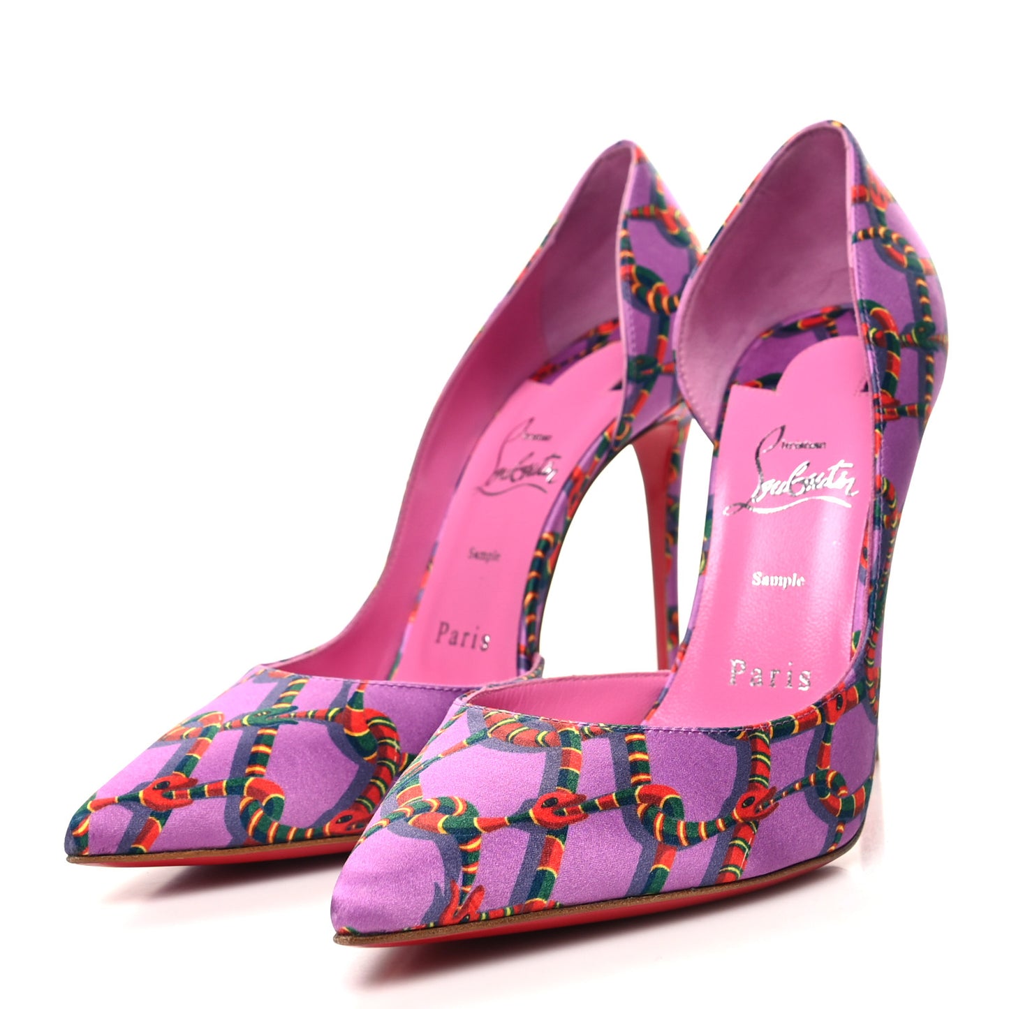 Satin Printed Iriza 100 Pumps 37 Gummy