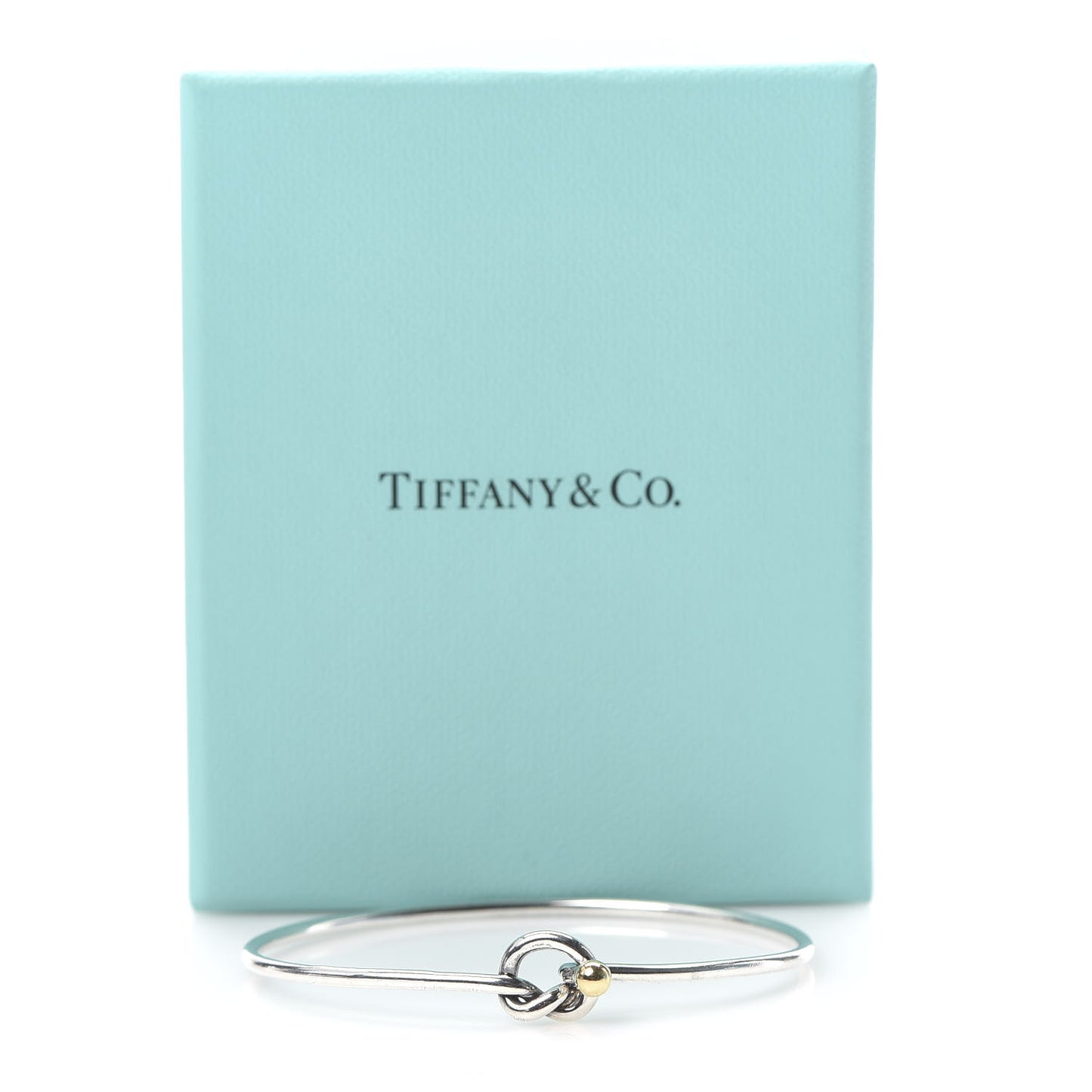 Sterling Silver 18K Yellow Gold Knot Bracelet