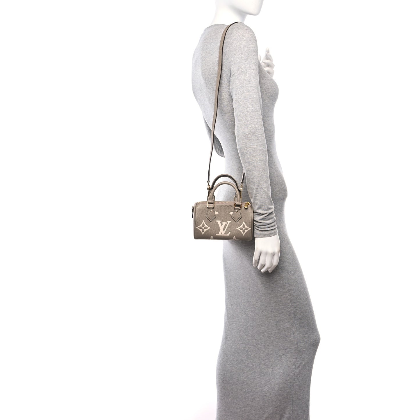 Empreinte Monogram Giant Nano Speedy Tourterelle Creme