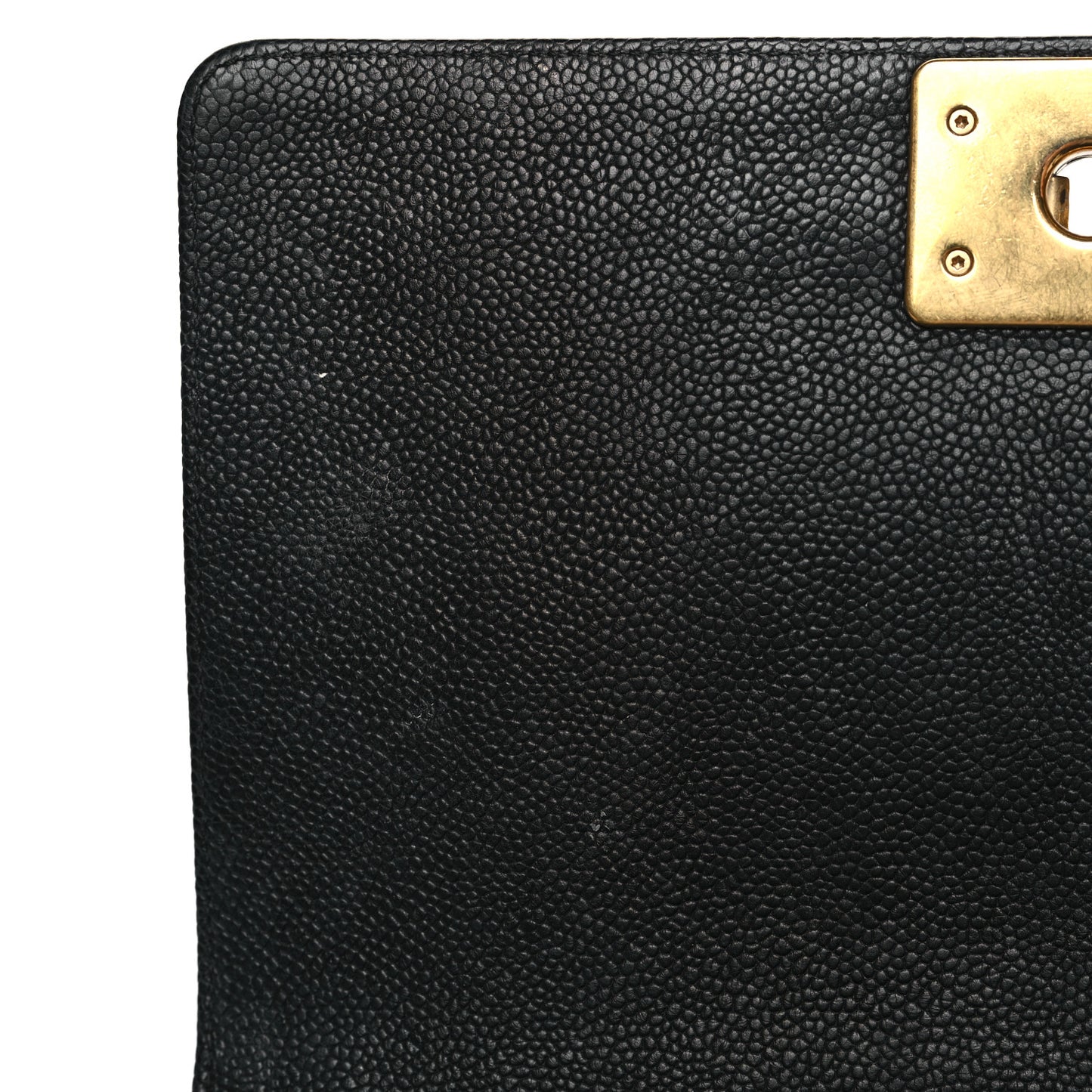 Caviar Quilted Medium Boy Flap Black