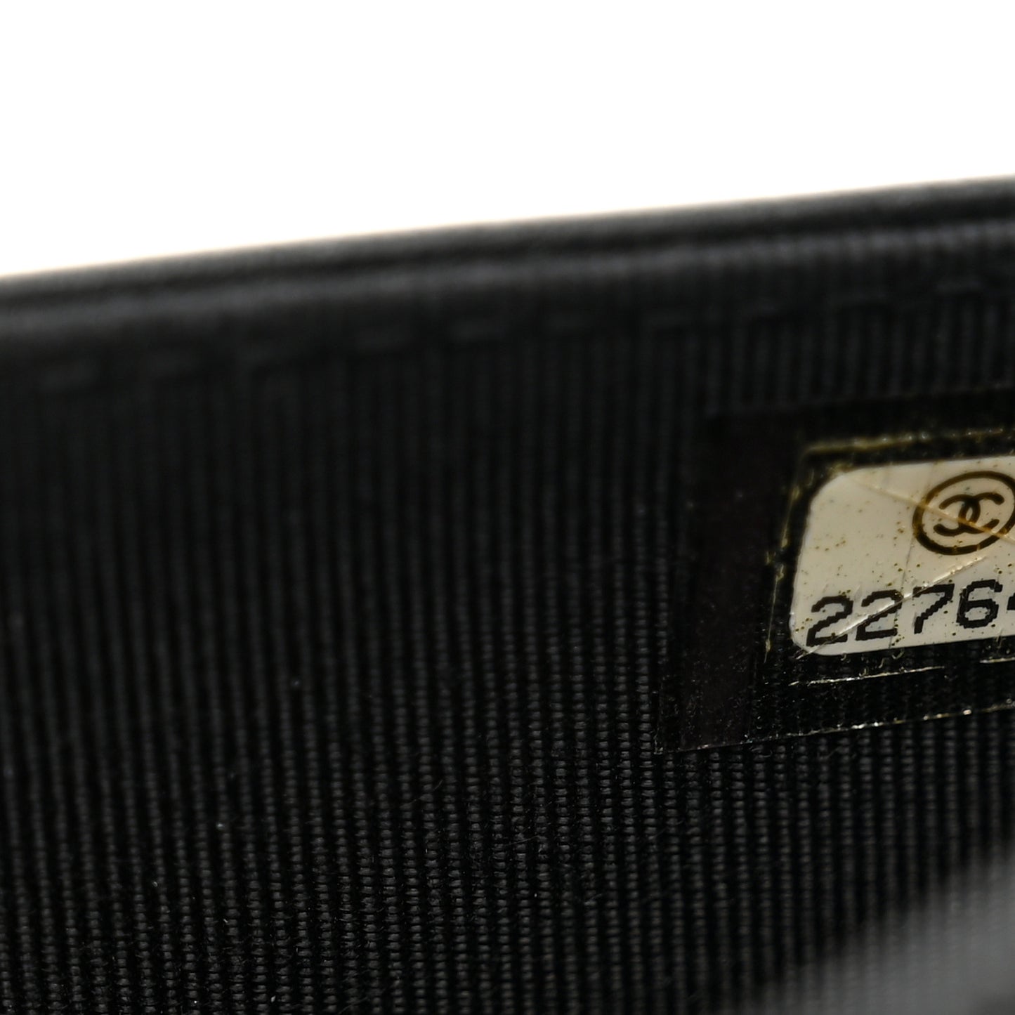 Metallic Caviar Suede Wallet On Chain WOC Gold Black