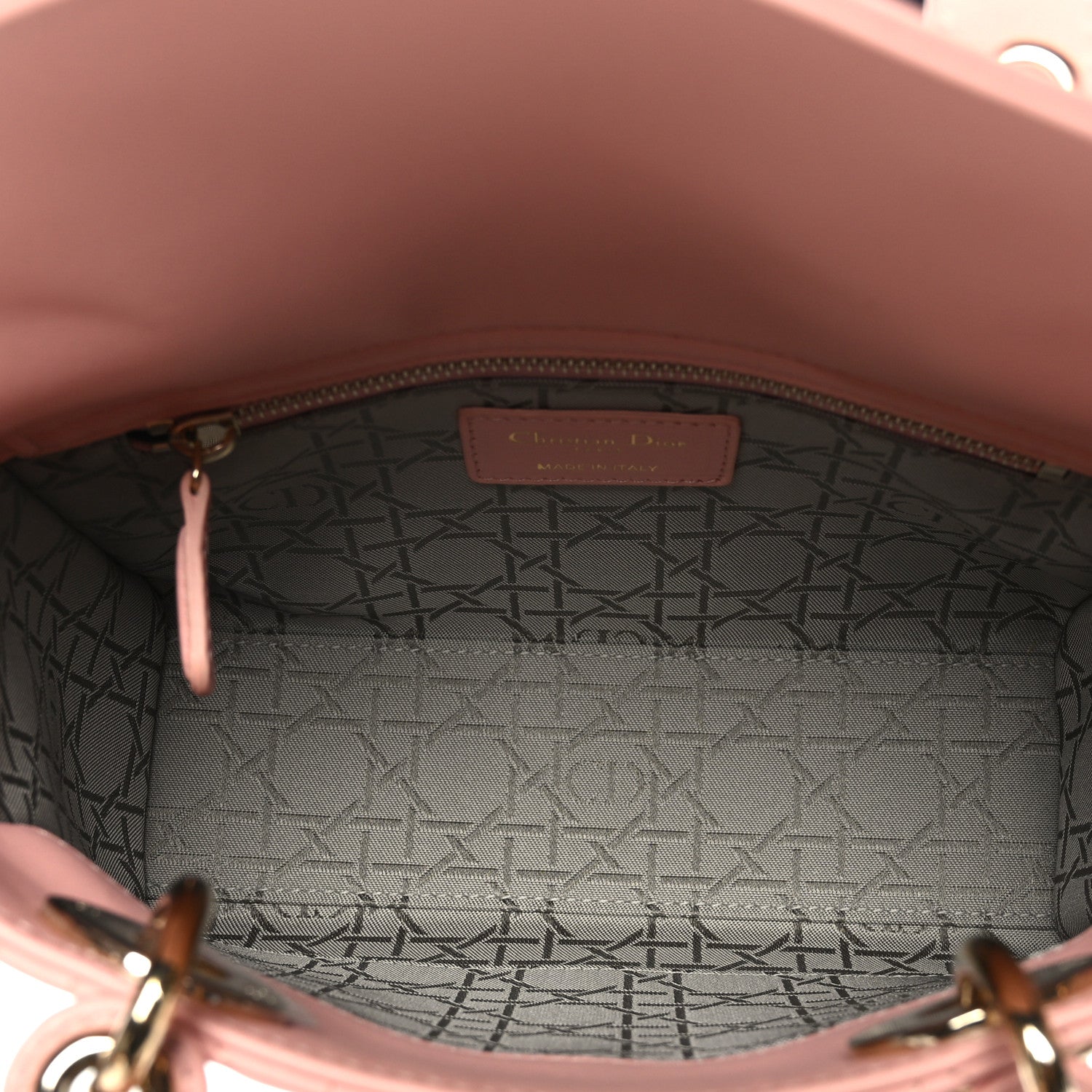 Christian Dior Lambskin Cannage Small My ABCDior Lady Dior Rose Clair 5 of 8