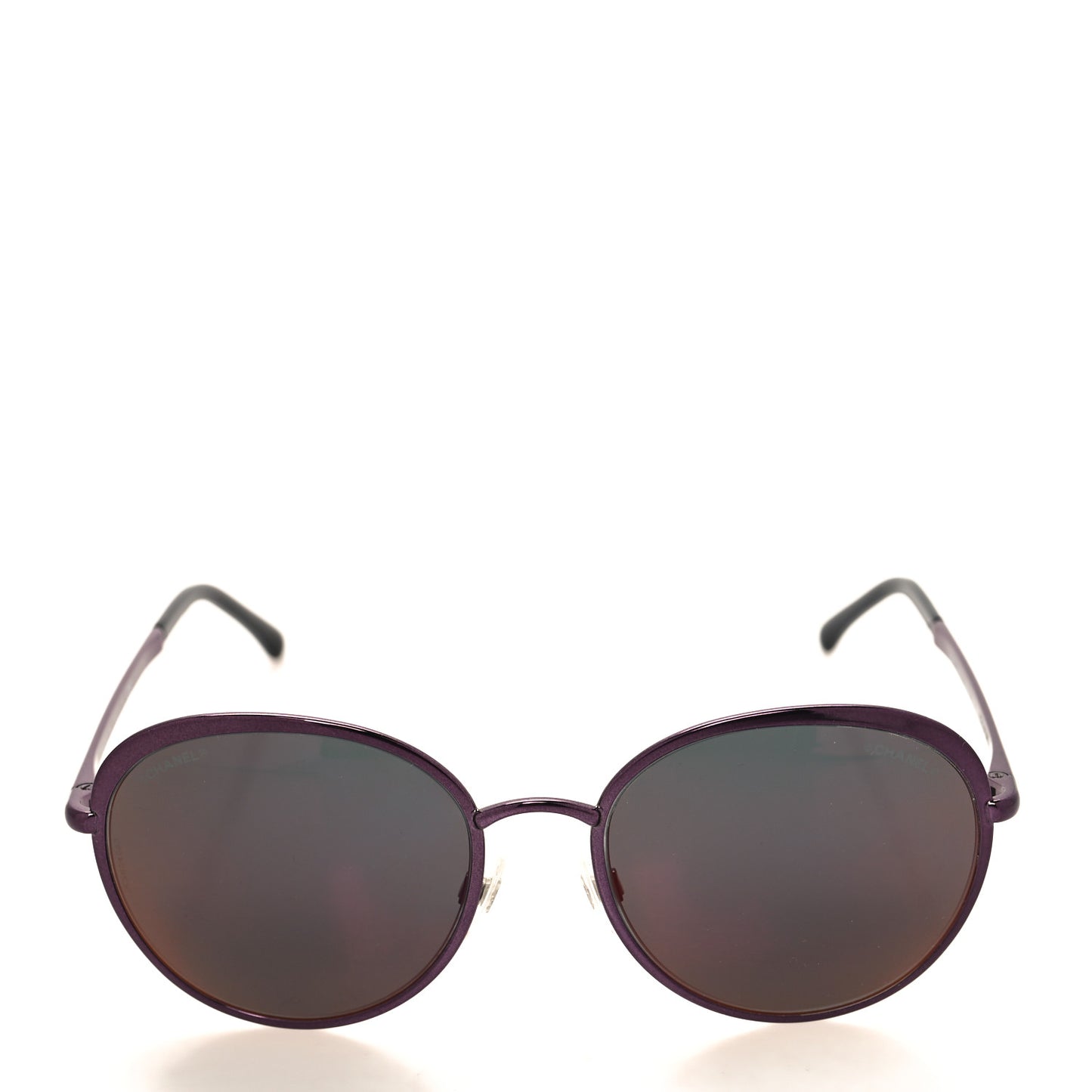 Round Spring Sunglasses 4206 Purple
