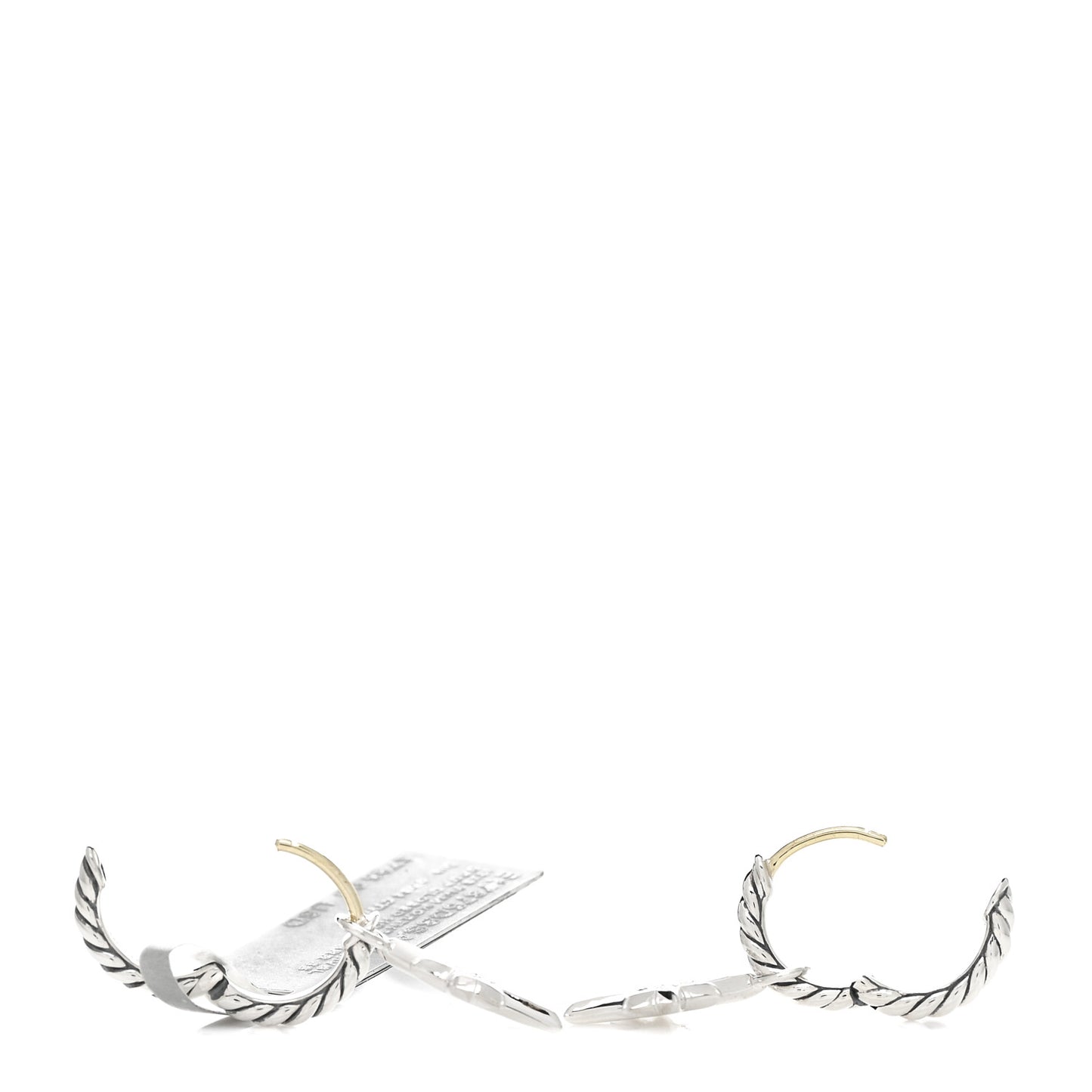 Sterling Silver Northstar Drop Closed Hoop Earrings