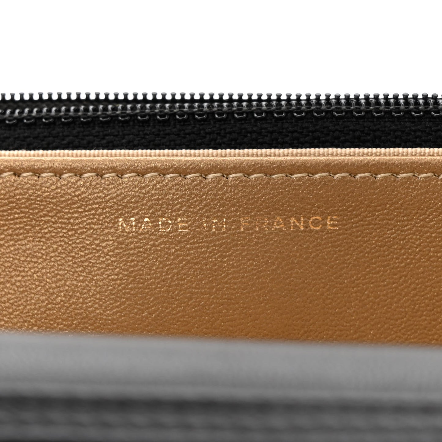 Lambskin Quilted CC Pearl Crush Wallet on Chain WOC Black