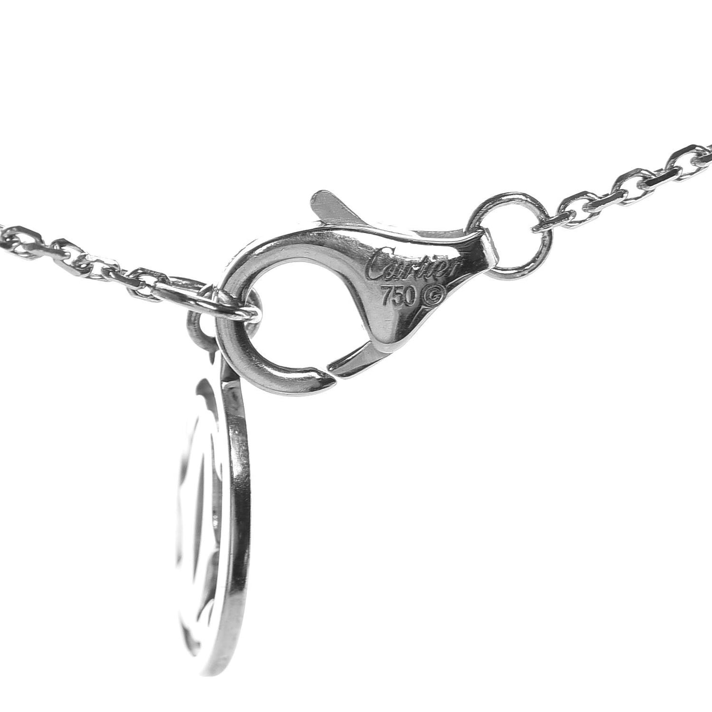 18K White Gold 6 Diamond D'Amour Station Necklace