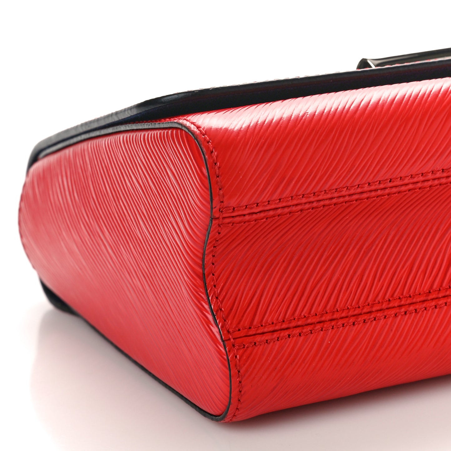 Epi Twist Braided Strap Shoulder Bag PM Coquelicot