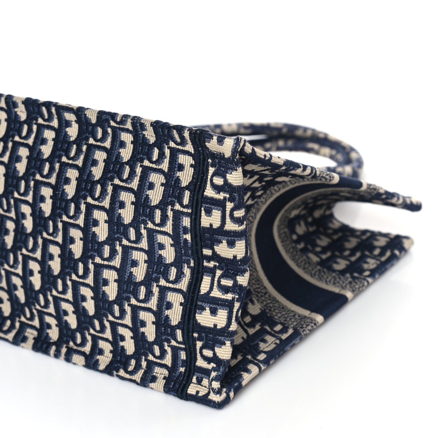 Oblique Medium Book Tote Blue Multicolor