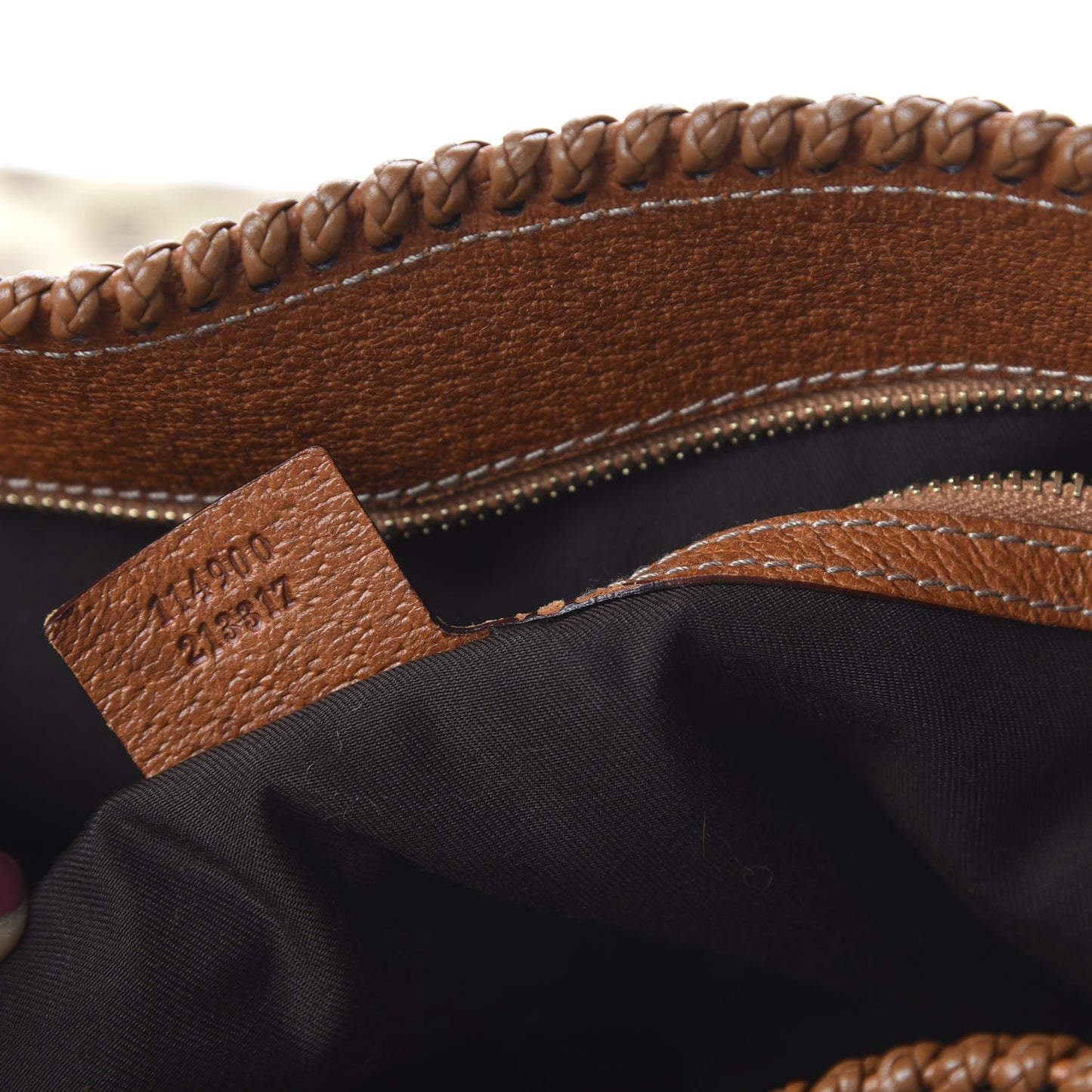 Monogram Large Horsebit Chain Hobo Brown