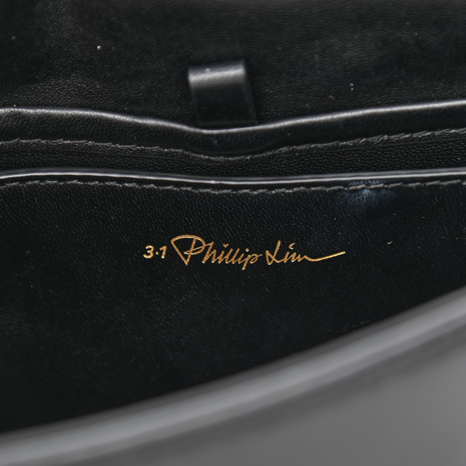 3.1 Phillip Lim Calfskin Alix Soft Flap Clutch Black 6 of 11