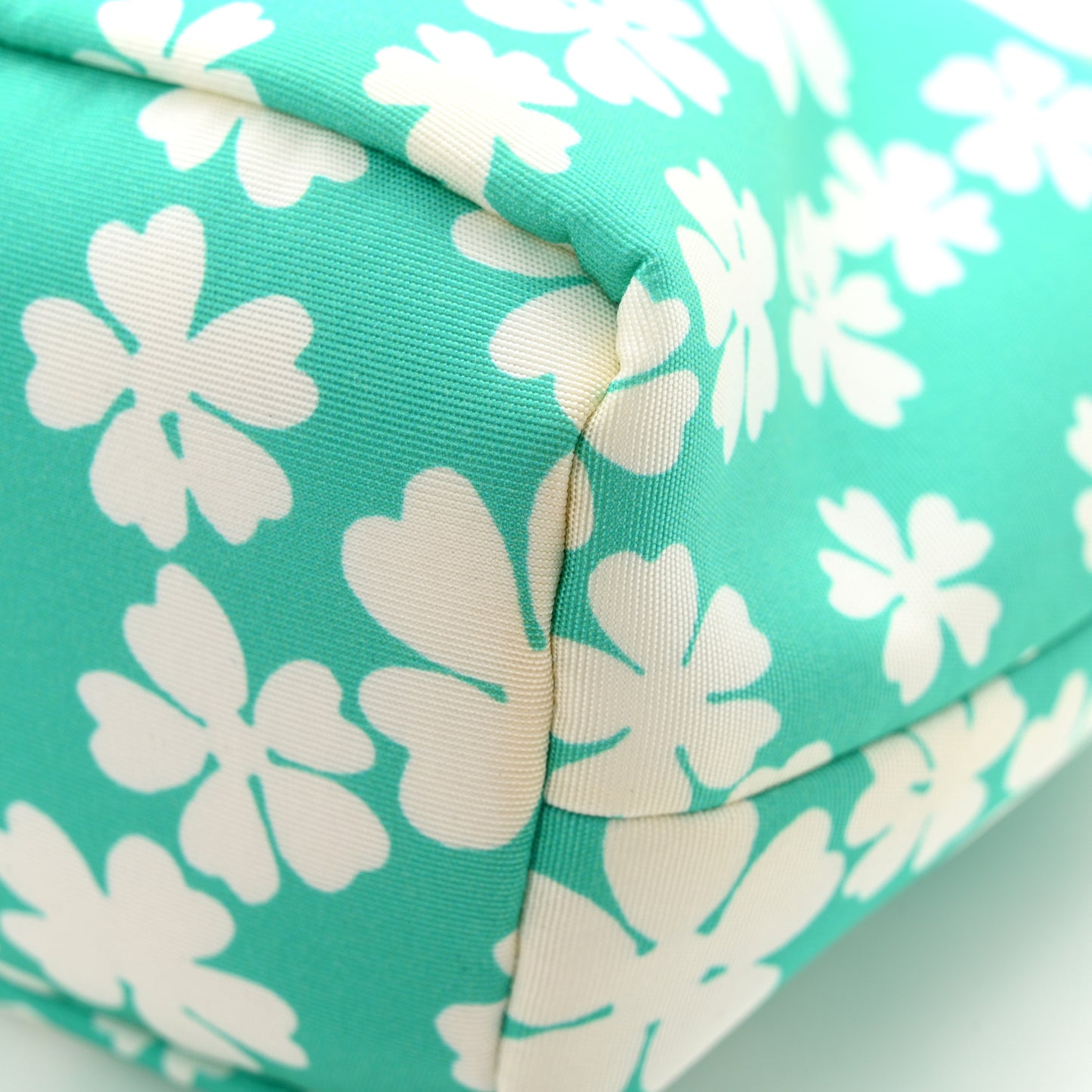 Nylon Magnolia Print Mini Spirit Cire Bag Giada White