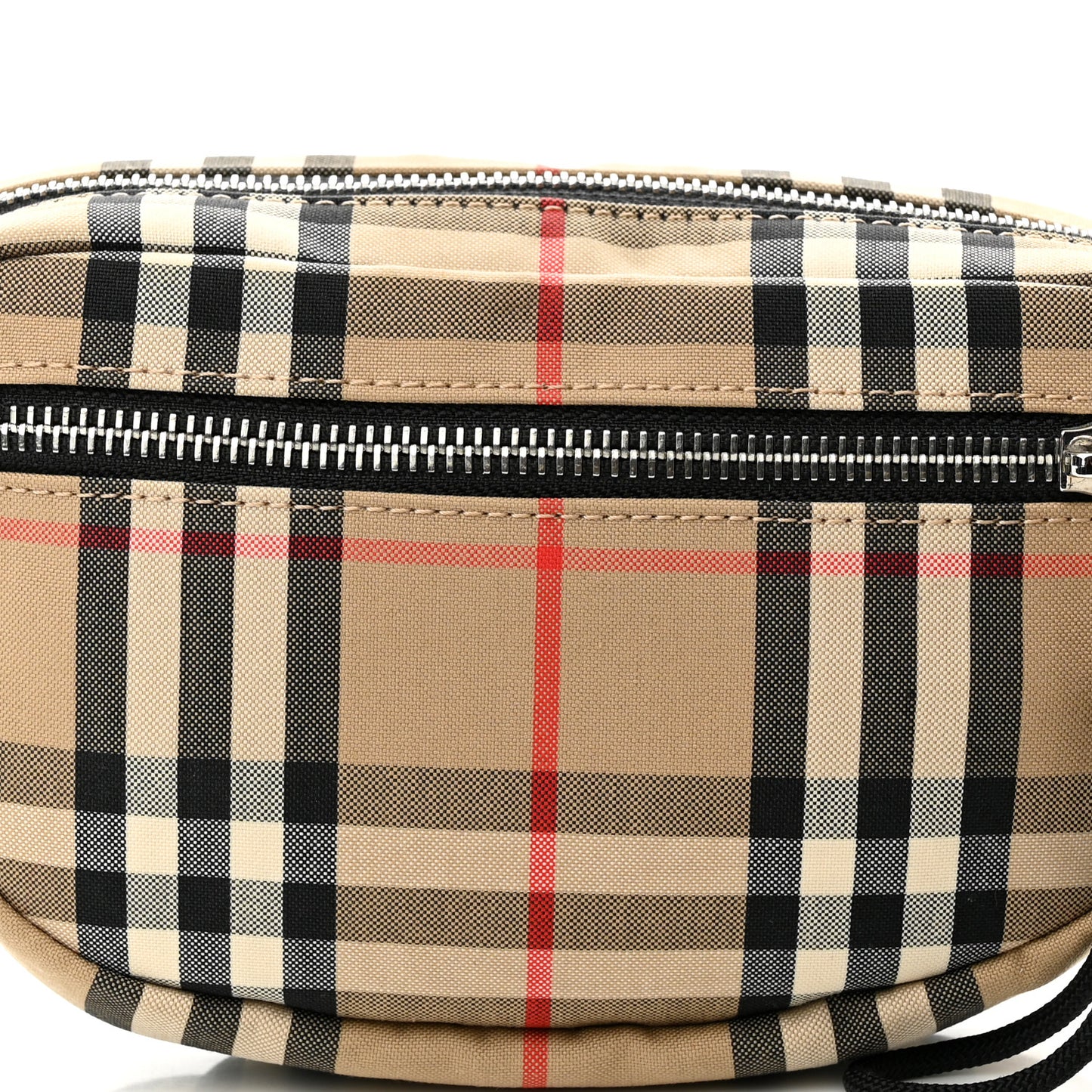 Nylon Vintage Check Small Cannon Bum Bag Archive Beige