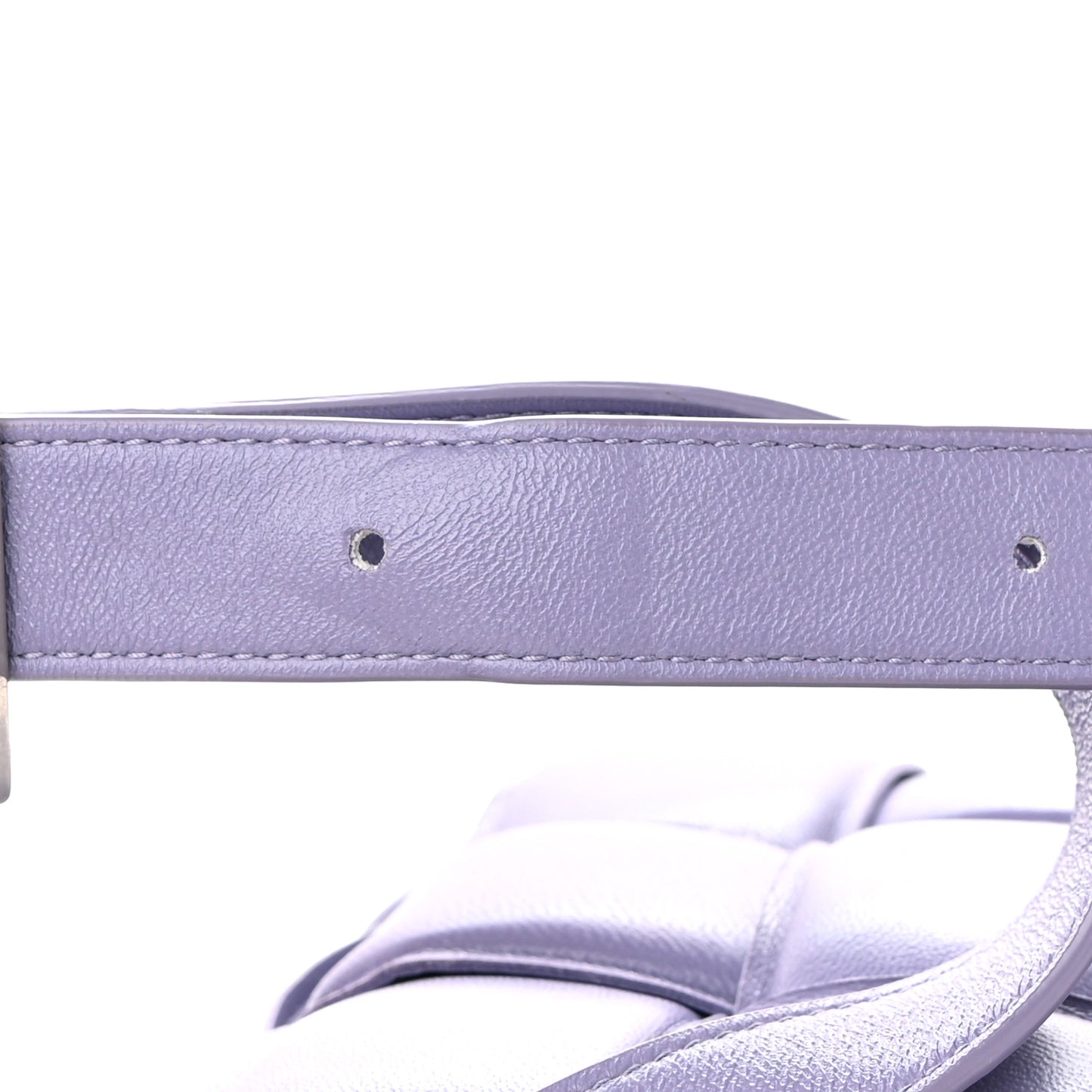 Nappa Maxi Intreccio Padded Cassette Crossbody Bag Lavender