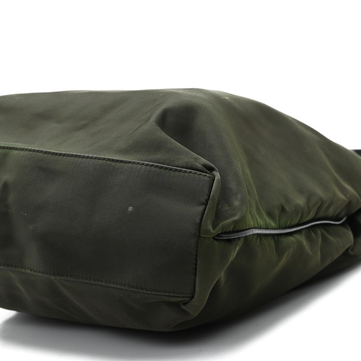 Tessuto Nylon Shopping Tote Green