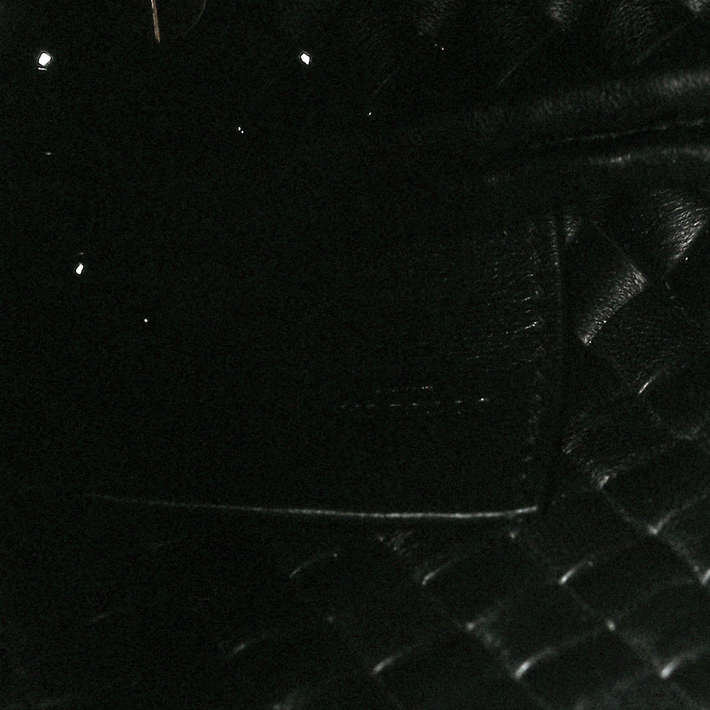 Nappa Intrecciato Medium Bauletto Black