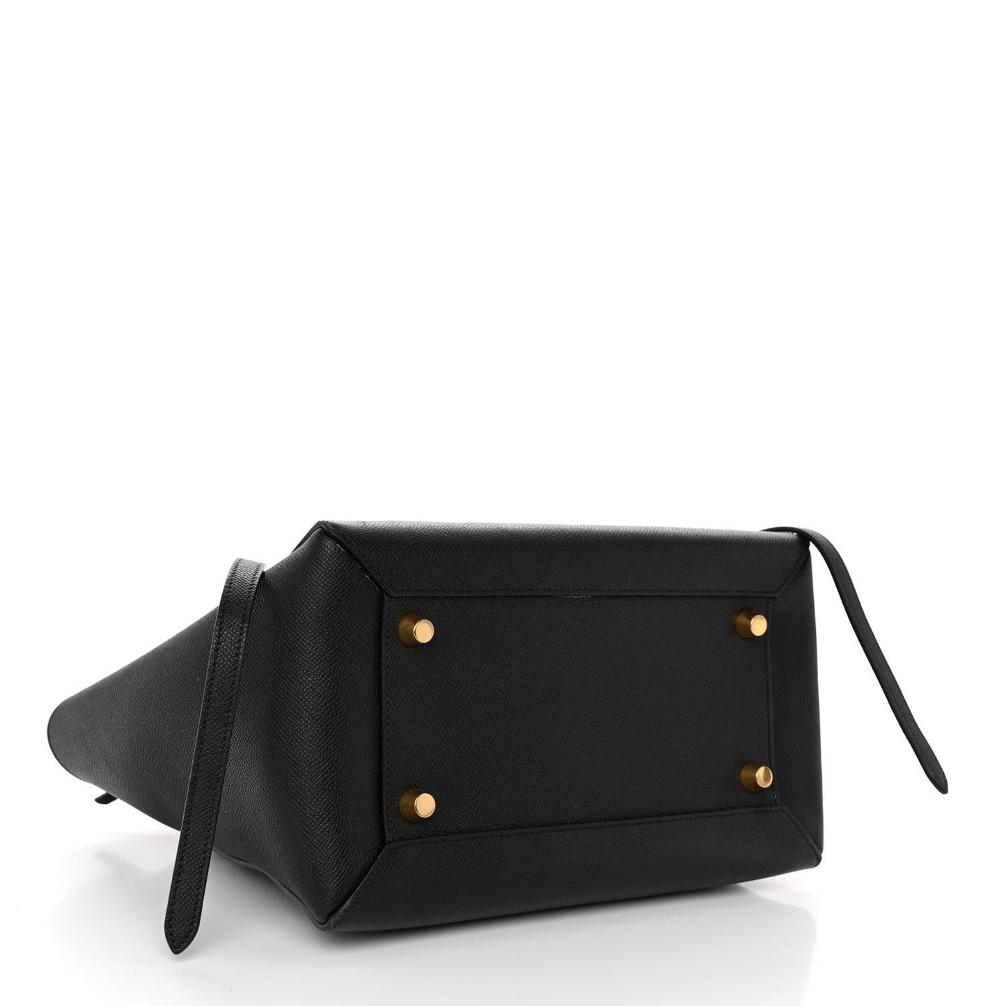 Grained Calfskin Mini Belt Bag Black