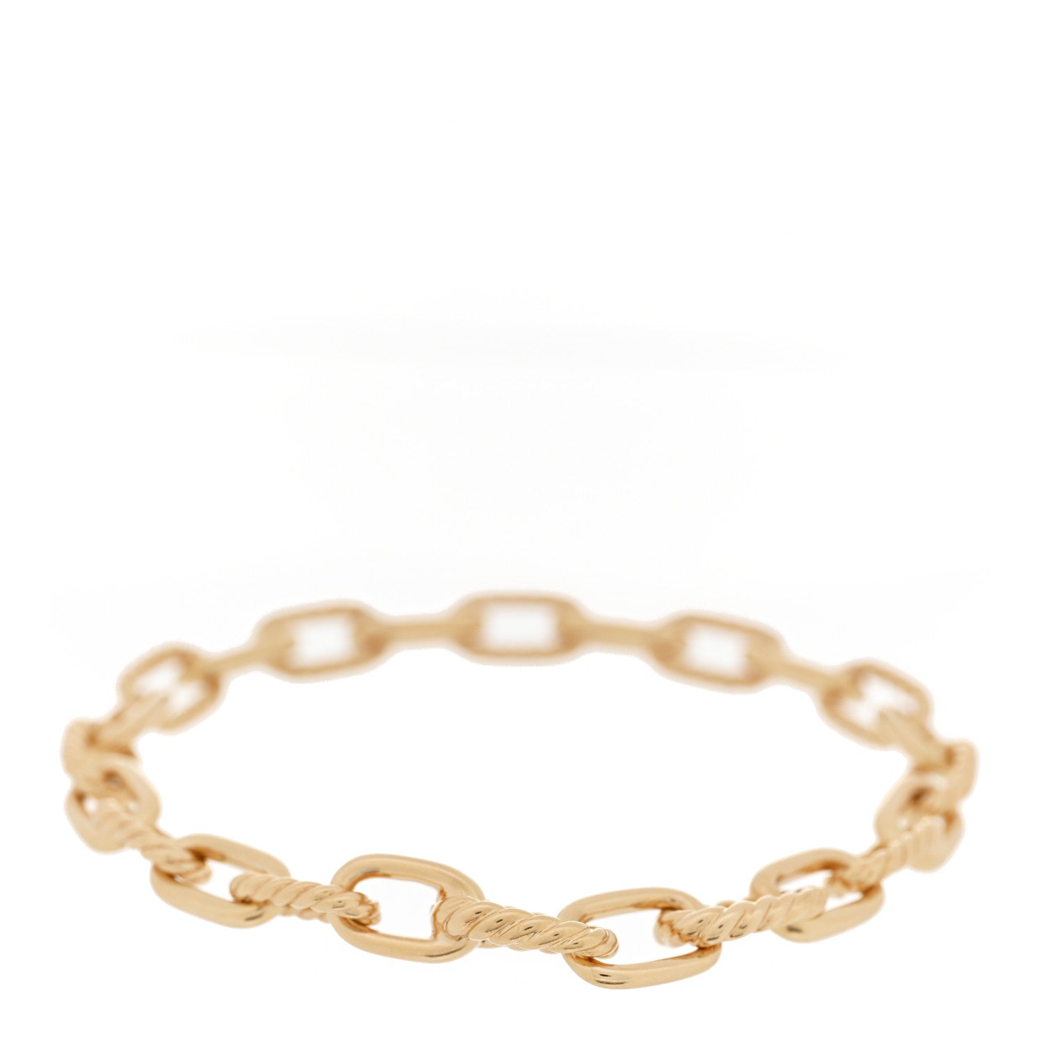 David Yurman 18K Yellow Gold 6mm Madison Classic Chain Bracelet 2 of 3