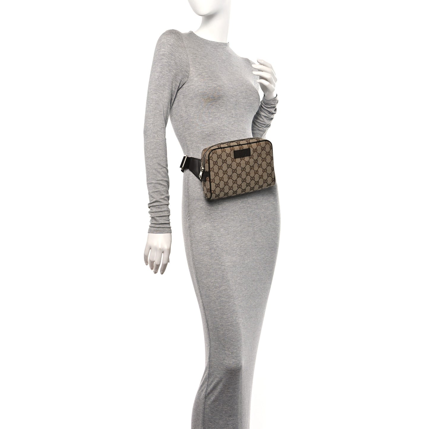 Monogram Belt Bag Dark Brown