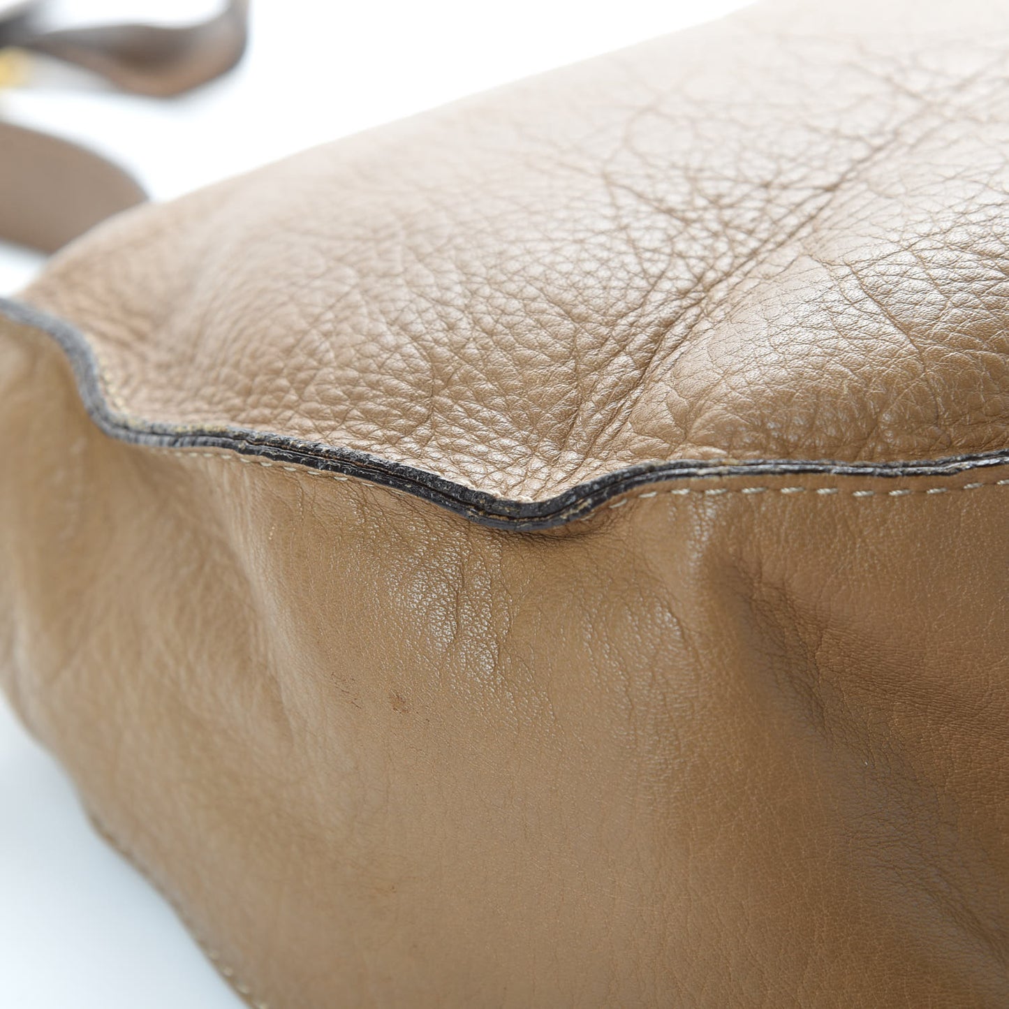 Calfskin Medium Marcie Round Zip Crossbody Bag Nut