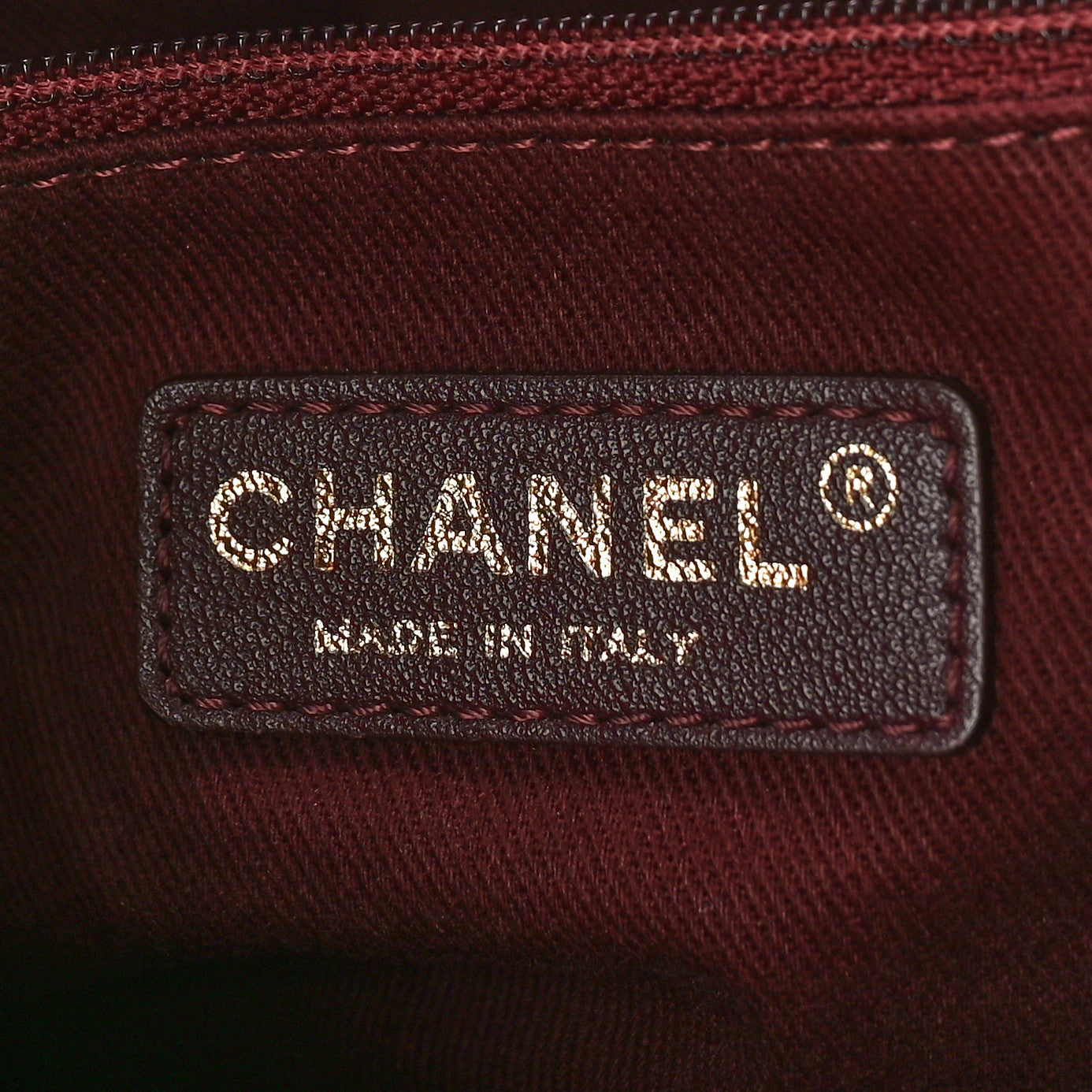 Chanel Calfskin Quilted Medium Soft Elegance Tote Burgundy 6 of 11
