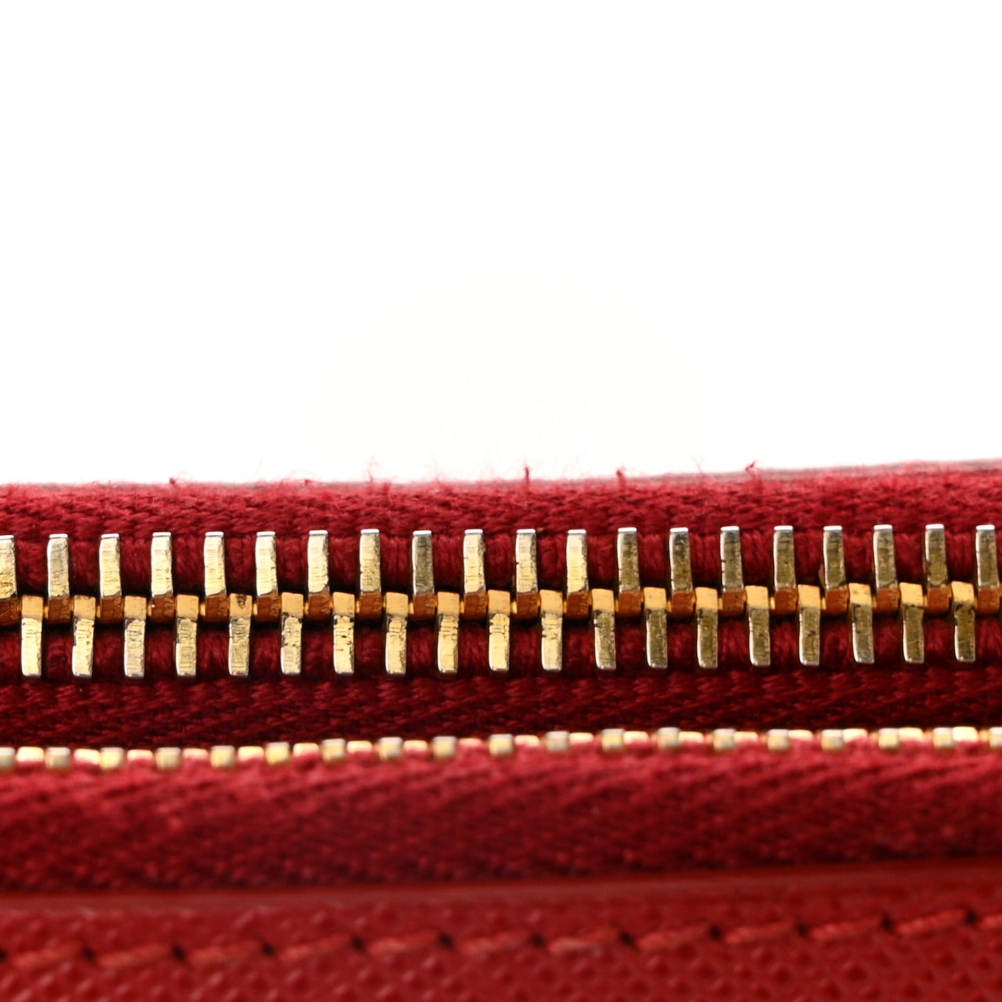 Saffiano Lux Large Galleria Double Zip Tote Fuoco