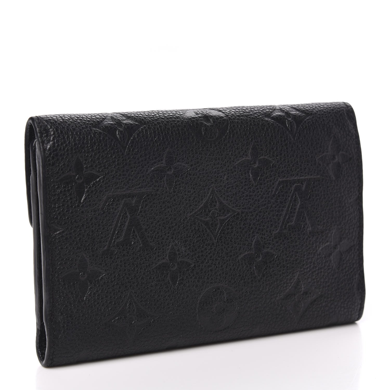 Louis Vuitton Empreinte Compact Curieuse Wallet Black 3 of 7