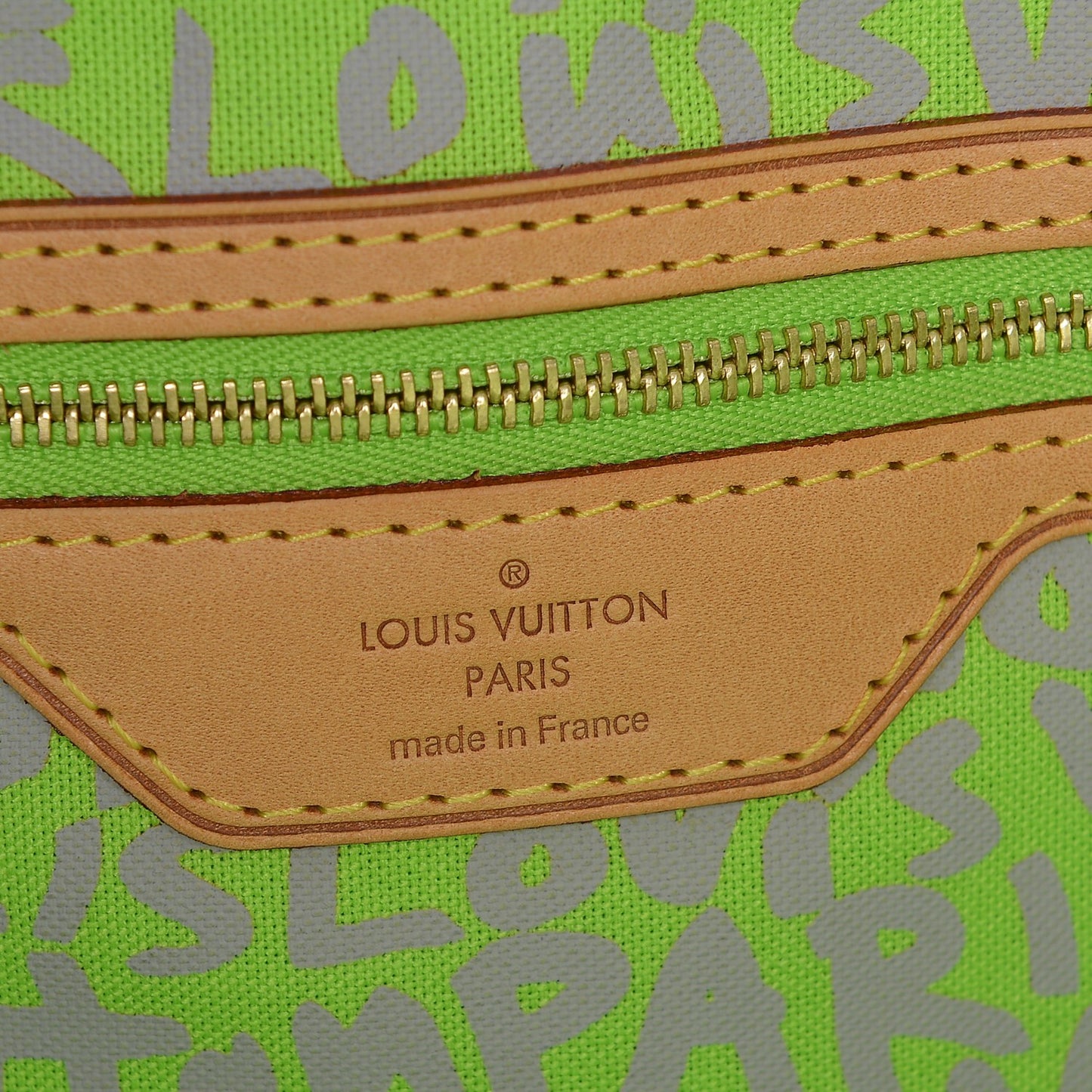 Monogram Graffiti Neverfull GM Green