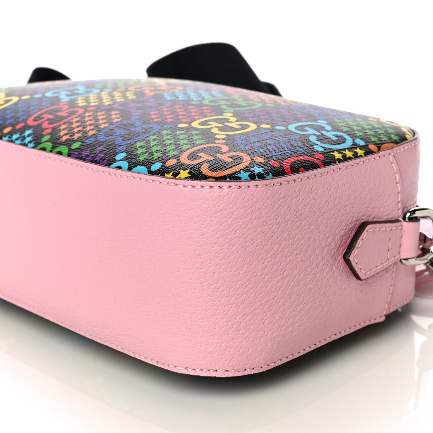 GG Supreme Monogram Psychedelic Camera Bag Pink