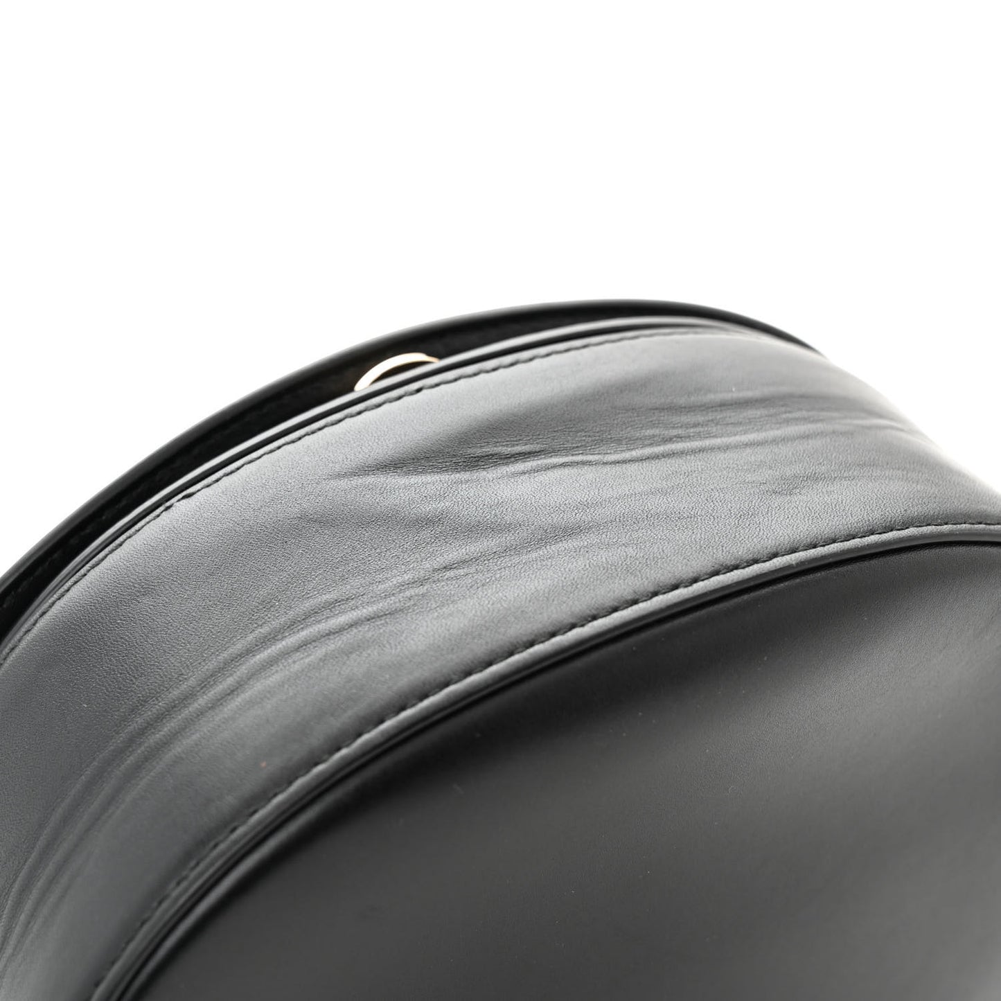 Calfskin Small Vela Flap Bag Black