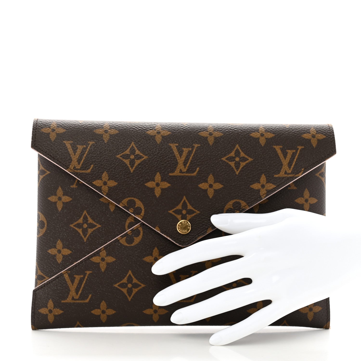 Louis Vuitton Monogram Large Kirigami Pochette Insert Rose Ballerine 2 of 8