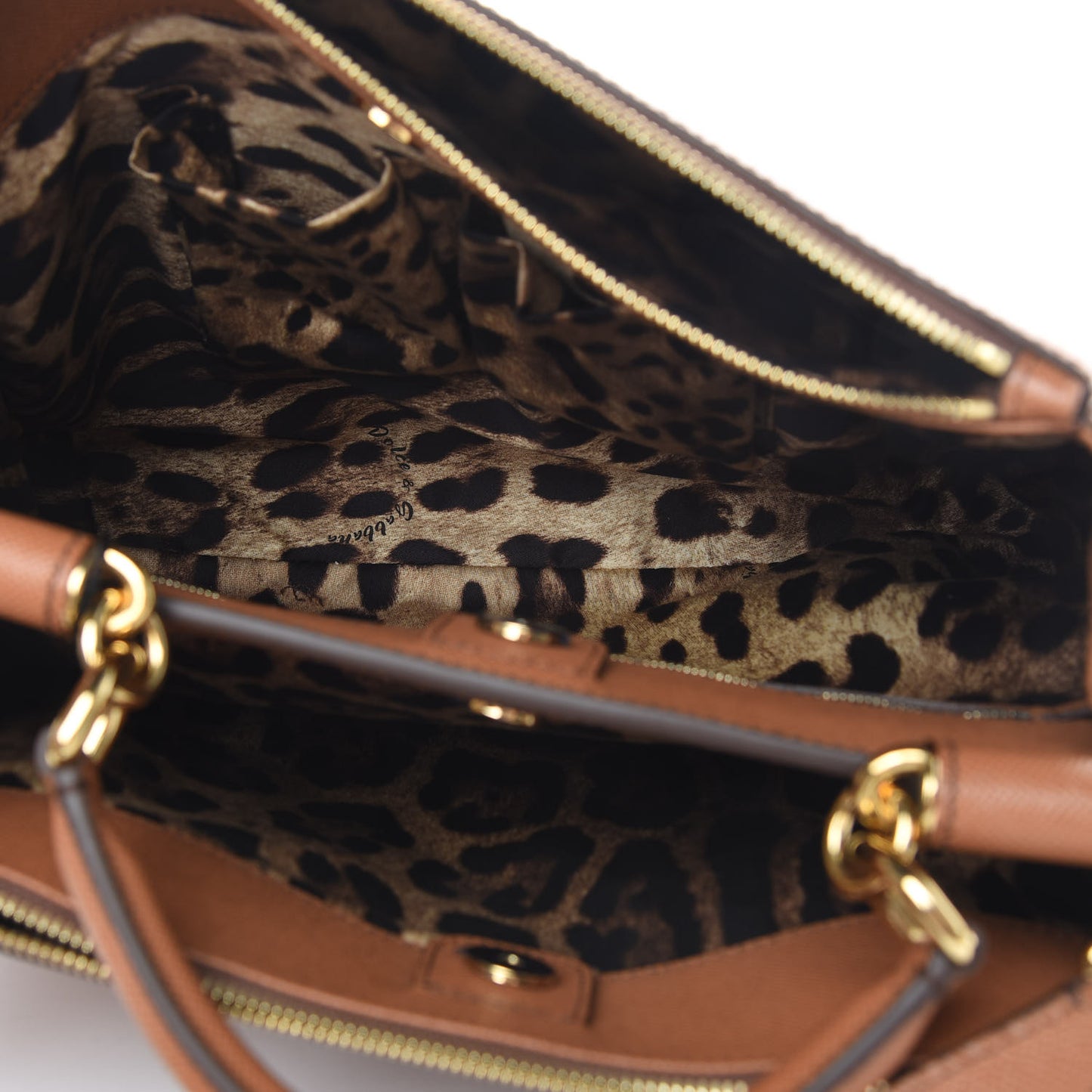 Dauphine Miss Sicily Shopper Tote Caramello