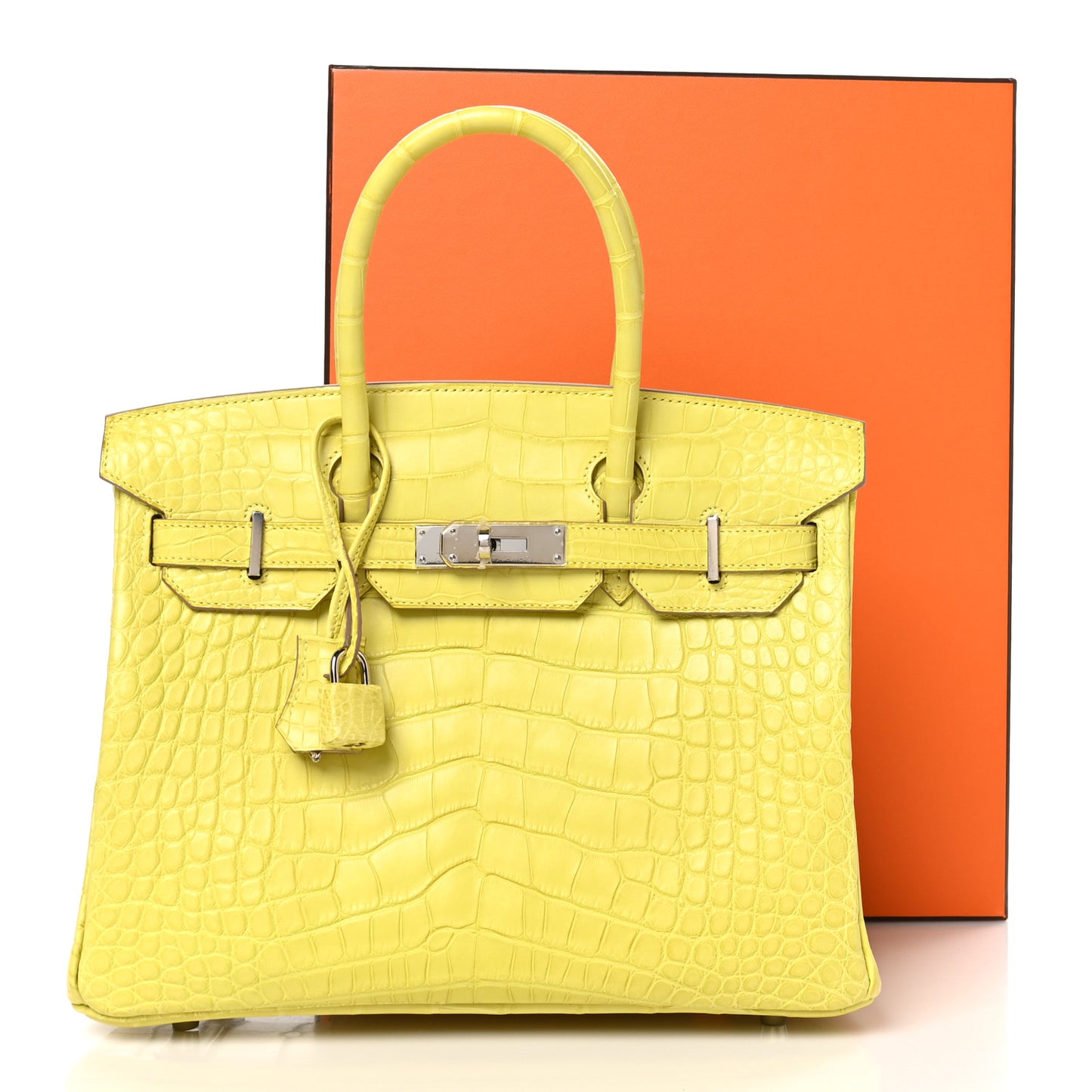 Matte Alligator Birkin 30 Lime