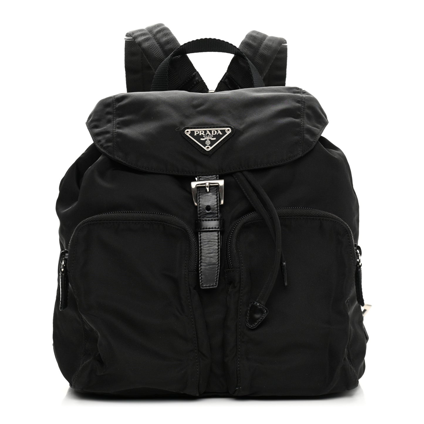 PRADA Tessuto Nylon Small Backpack Black