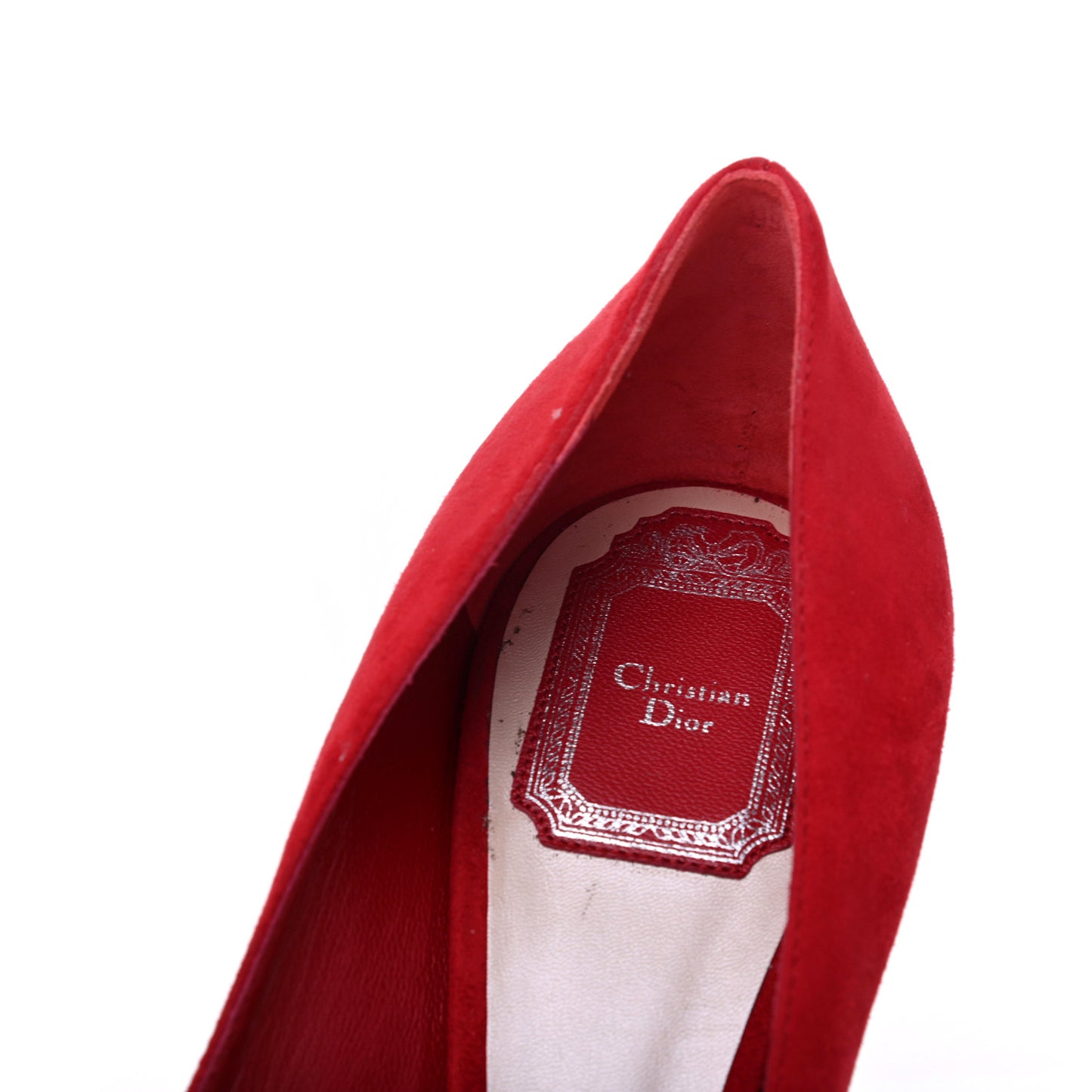 Suede Songe Pumps 40 Red