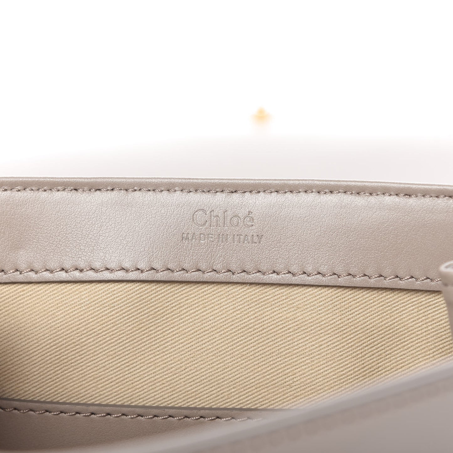Calfskin Small C Double Carry Motty Grey