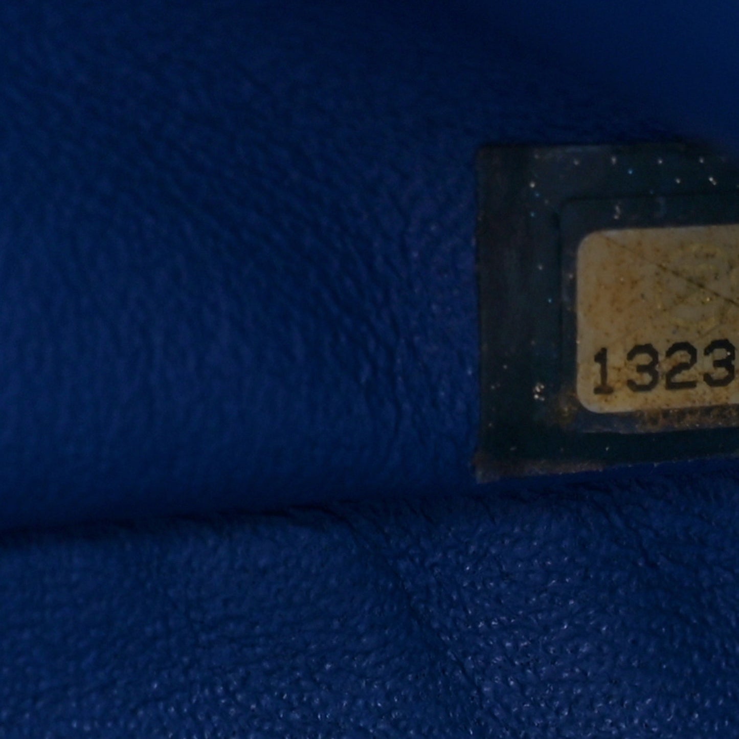 Lambskin Quilted Jumbo Single Flap Blue