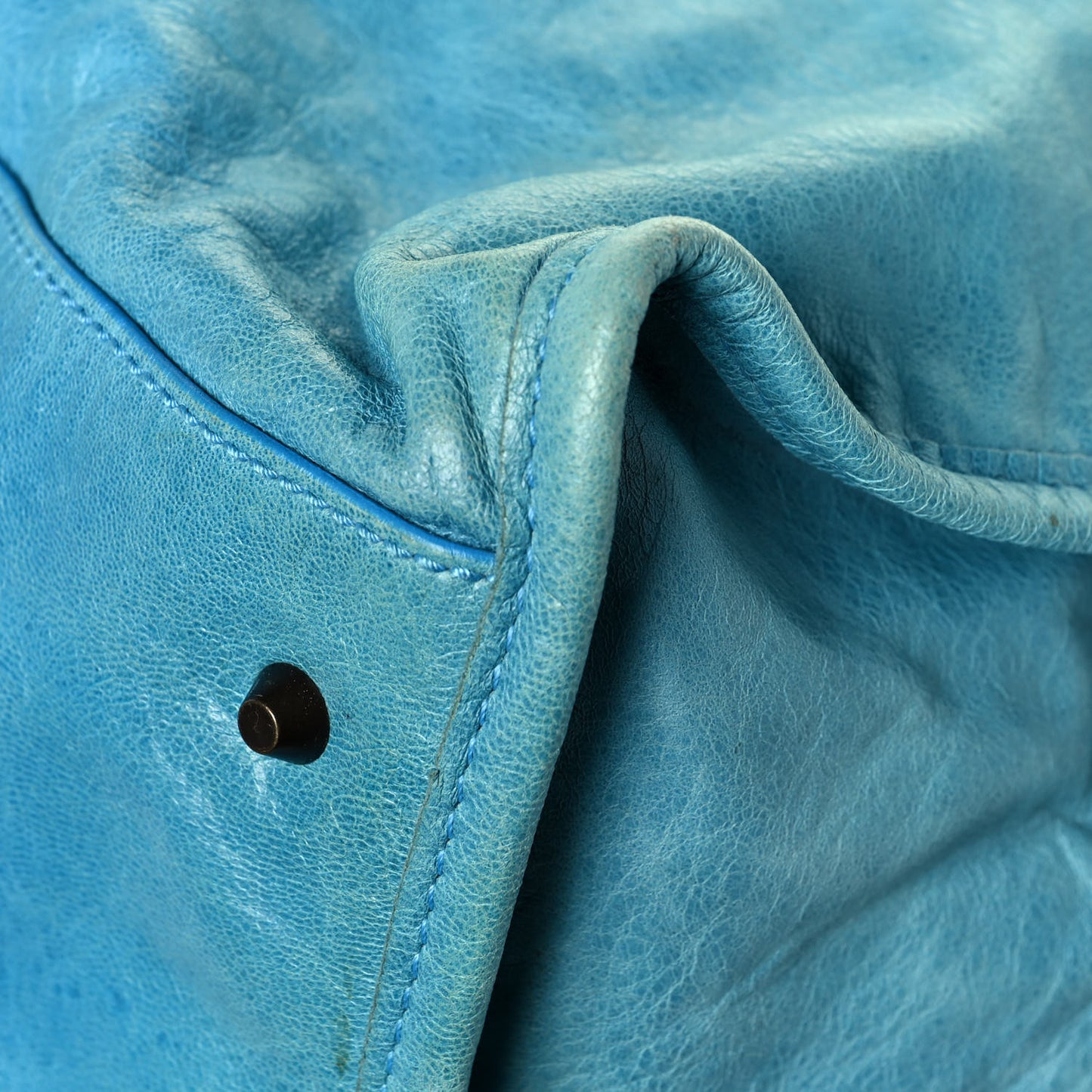 Agneau Classic Hardware Weekender Sky Blue