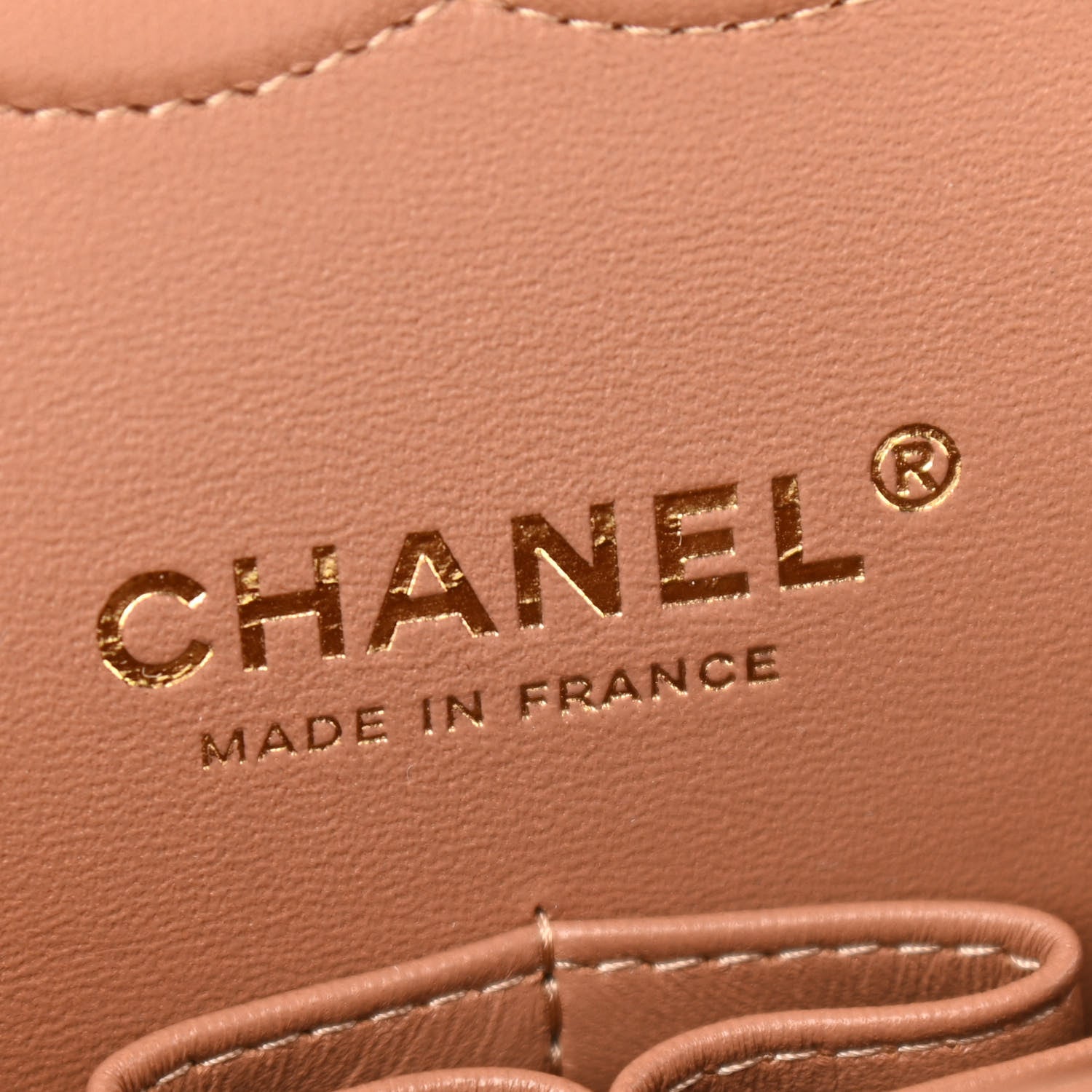 Chanel Lambskin Quilted Medium Double Flap Brown 6 of 12