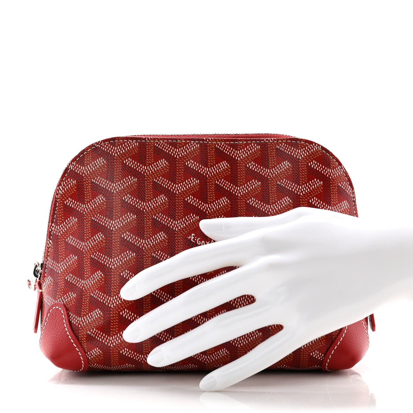 Goyardine Vendome Toiletry Pouch Red