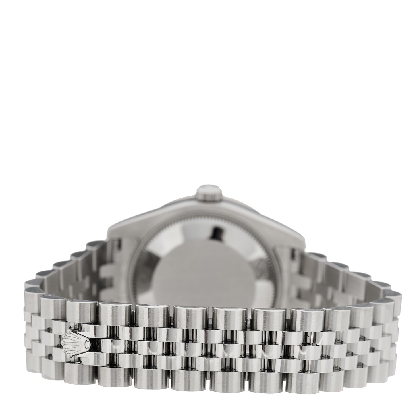 Stainless Steel 18K White Gold Diamond Bezel 31mm Oyster Perpetual Datejust Watch Silver 278384RBR