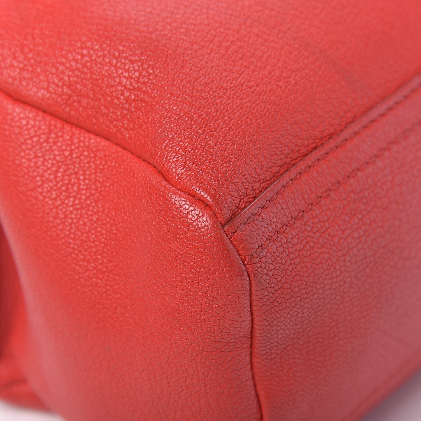 Sugar Goatskin Mini Pandora Red