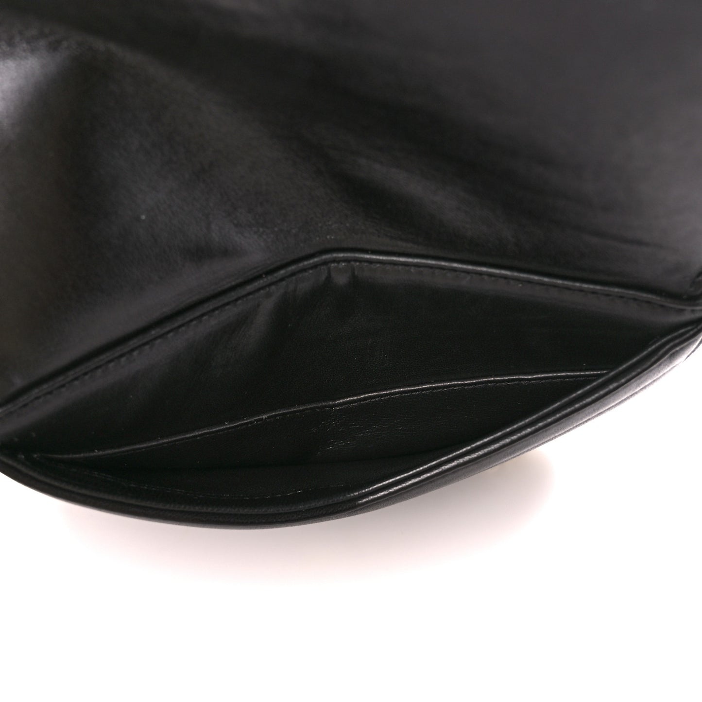 Lambskin Matelasse Chevron Monogram Small Sulpice Bag Black