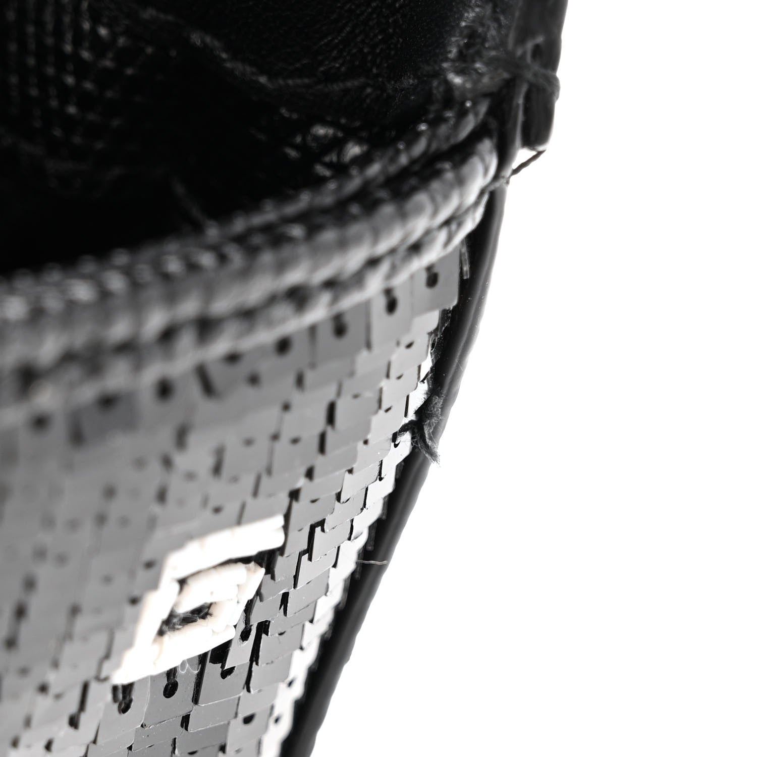 Gucci Lizard Sequin GG Monogram Mini Jackie 1961 Hobo Black White 12 of 12