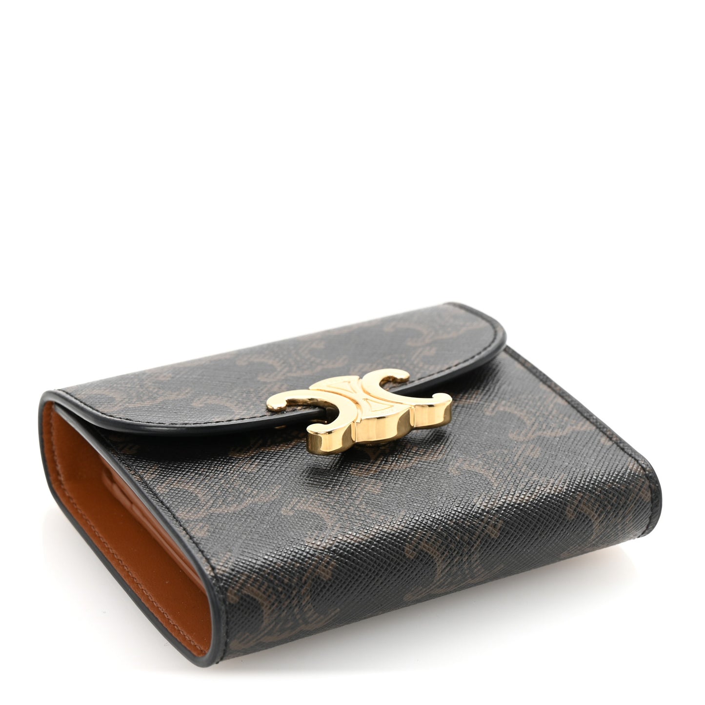Triomphe Canvas Small Triomphe Wallet Tan