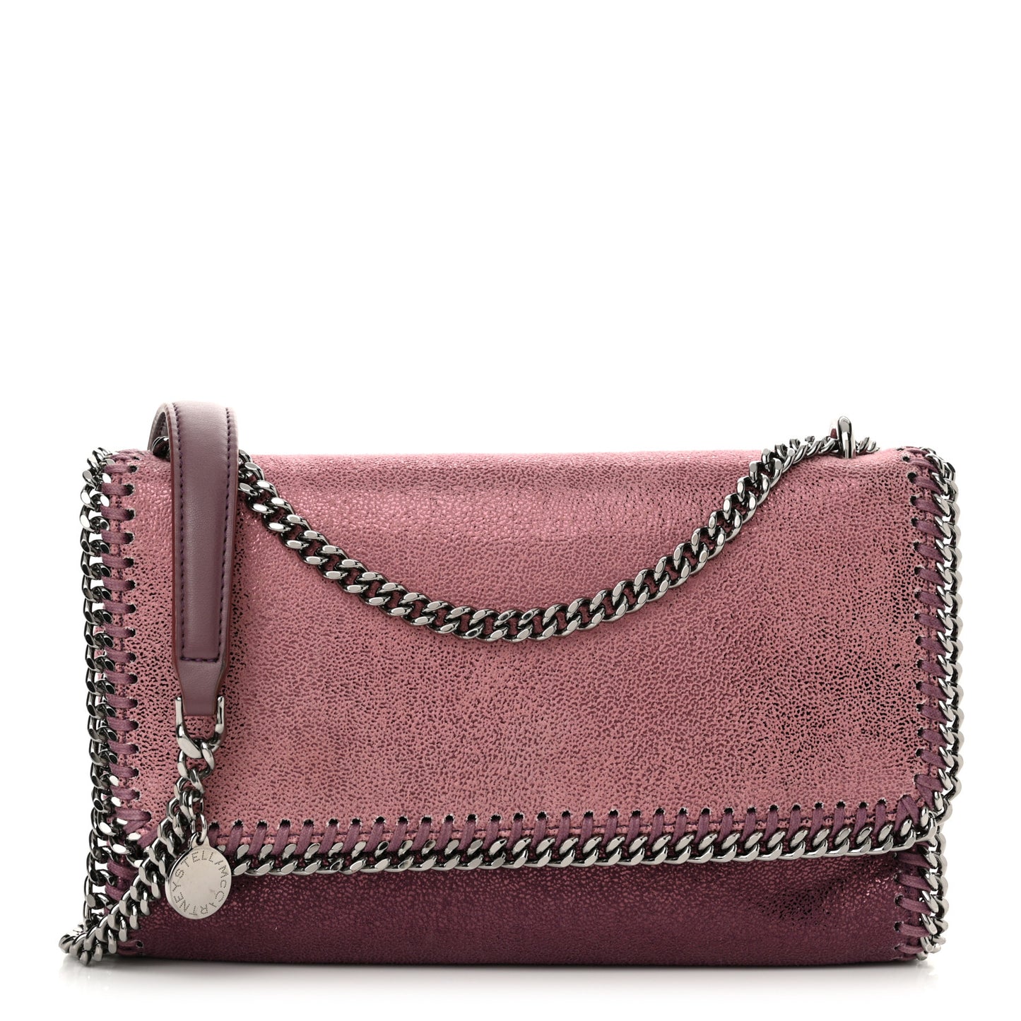 Shaggy Deer Ombre Falabella Messenger Purple Burgundy