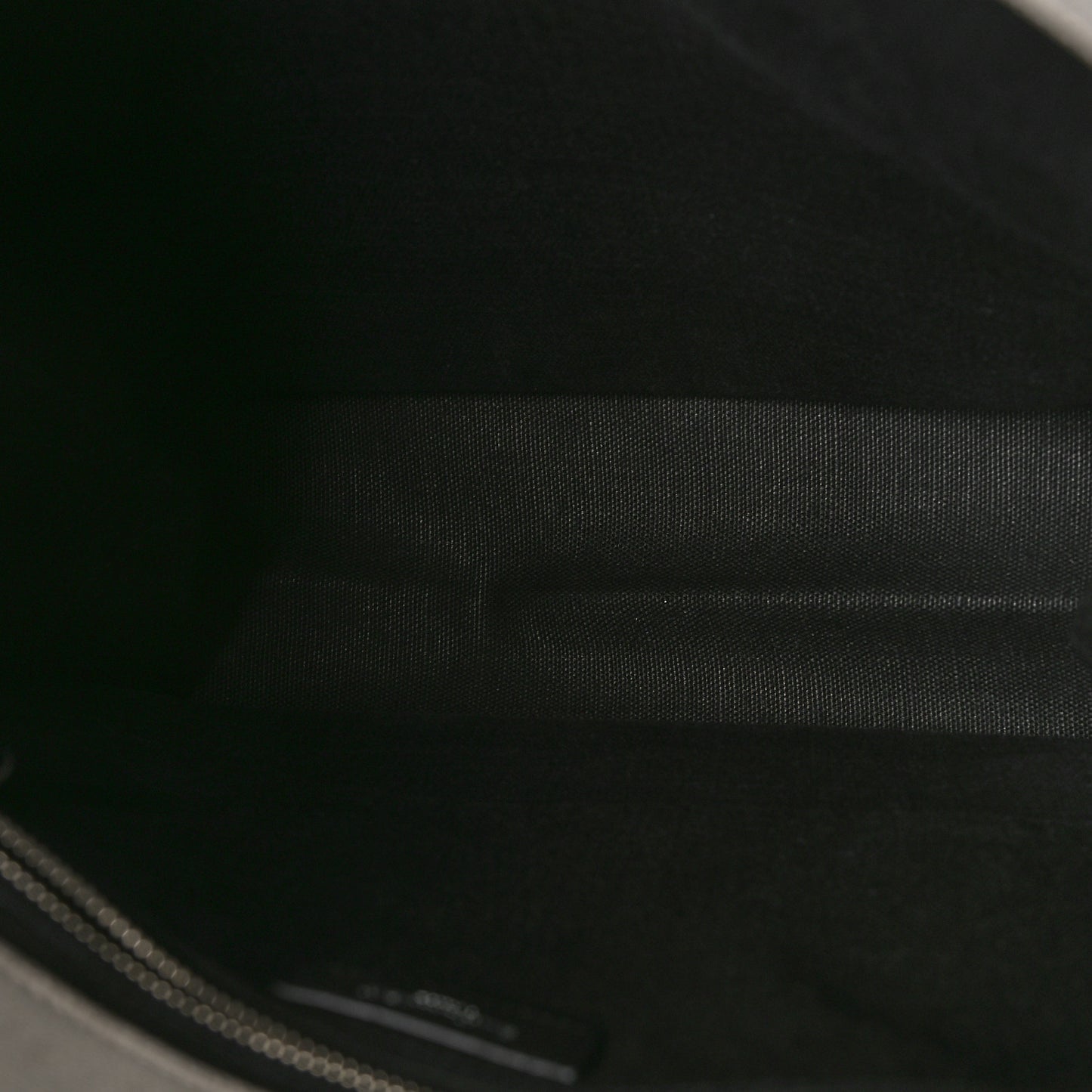 Linen Calfskin Rive Gauche North South Tote White Black