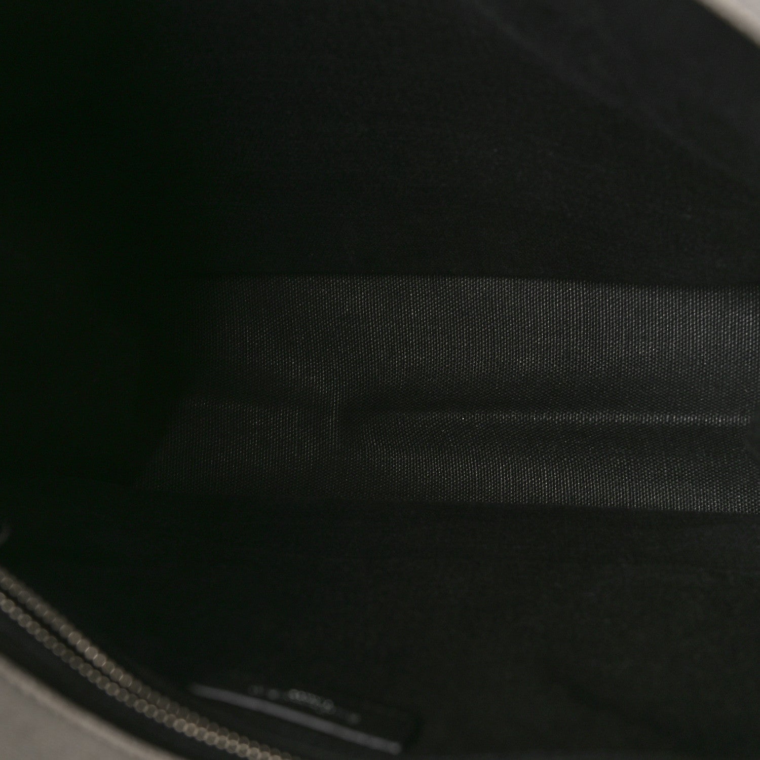 Saint Laurent Linen Calfskin Rive Gauche North South Tote White Black 5 of 8