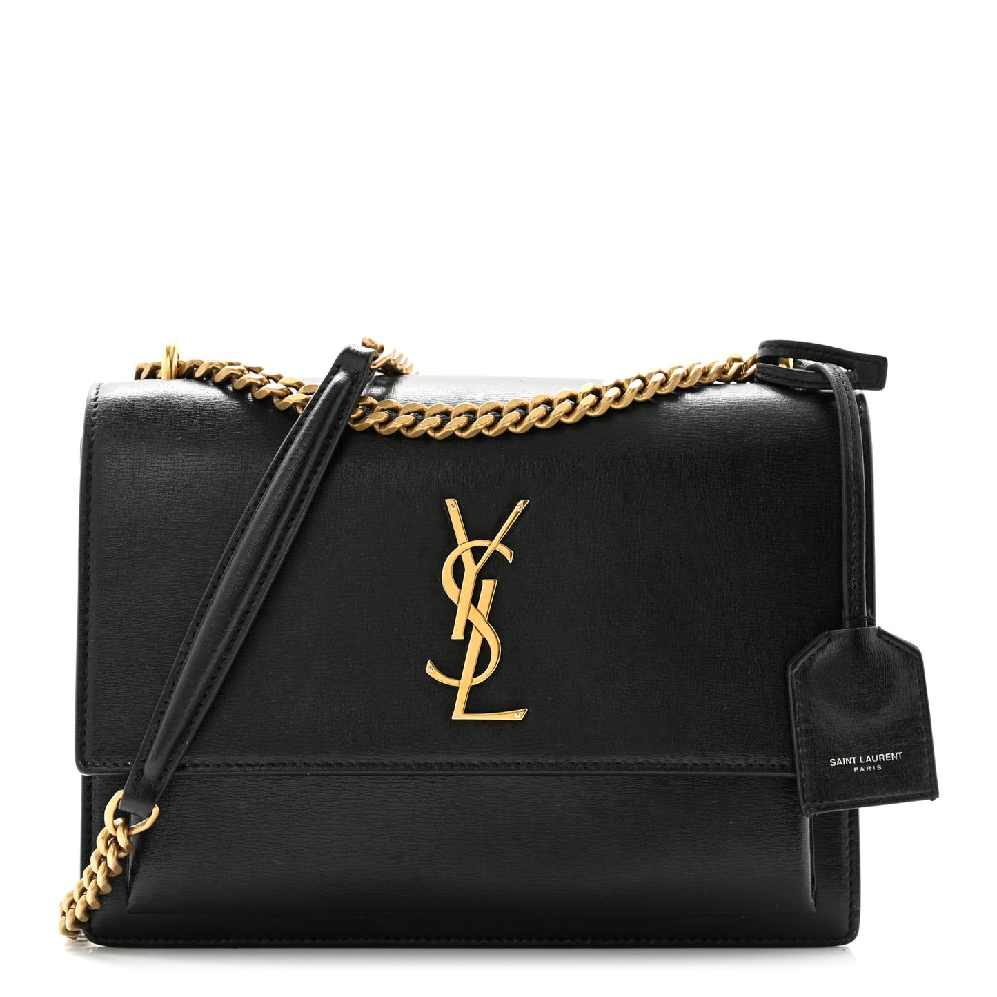 Calfskin Medium Monogram Sunset Black