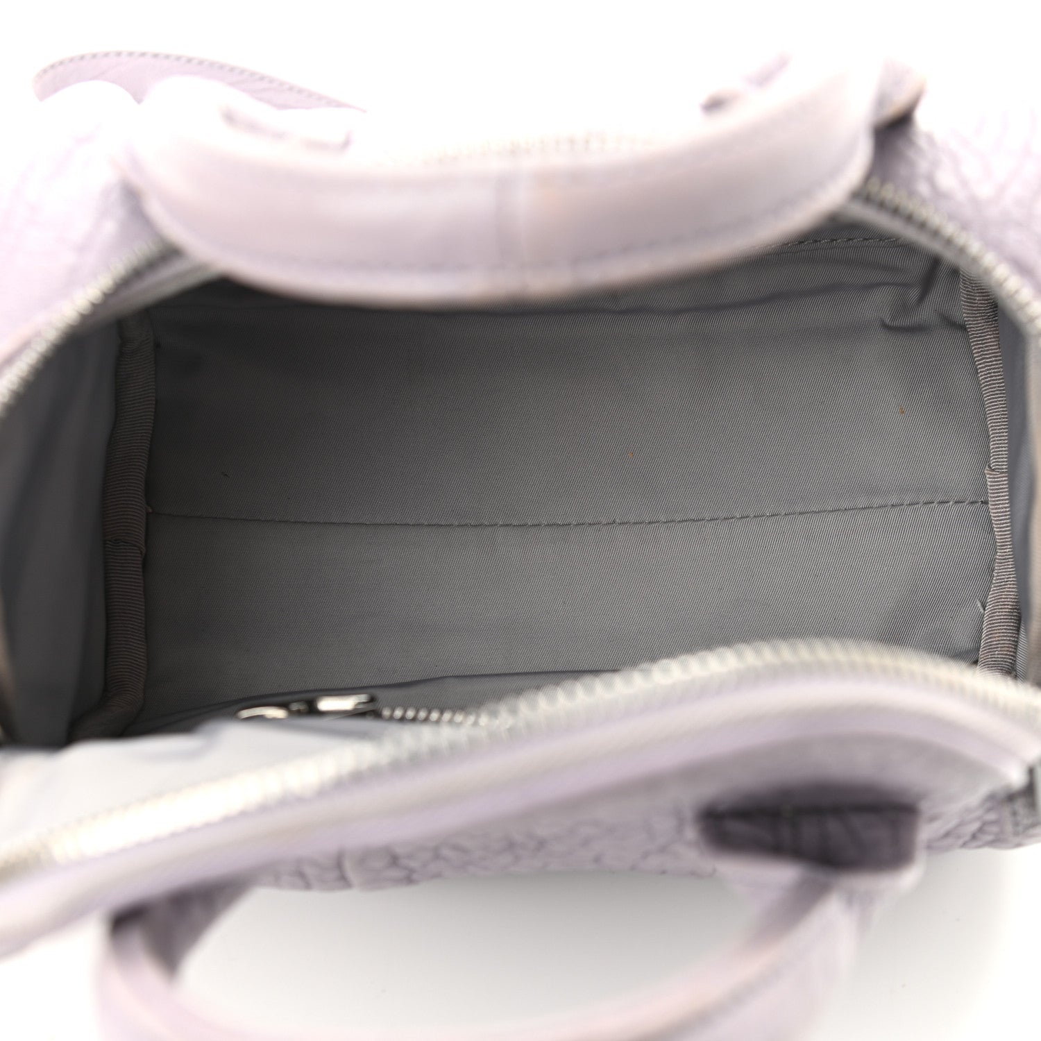 Alexander Wang Pebbled Lambskin Mini Rockie Lavender Rodhium Hardware 5 of 21