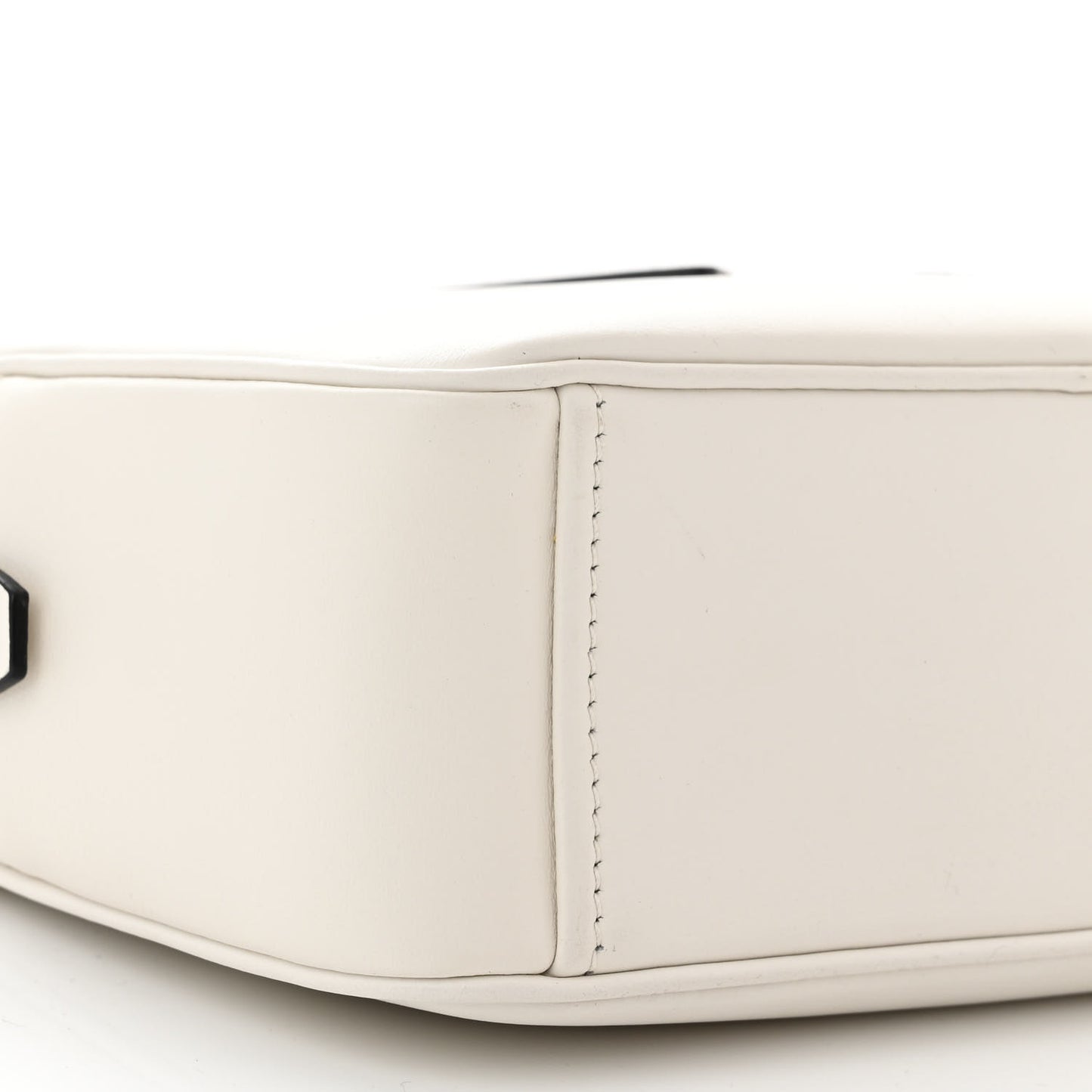 City Calf Monkey Print Camera Bag White Papaya